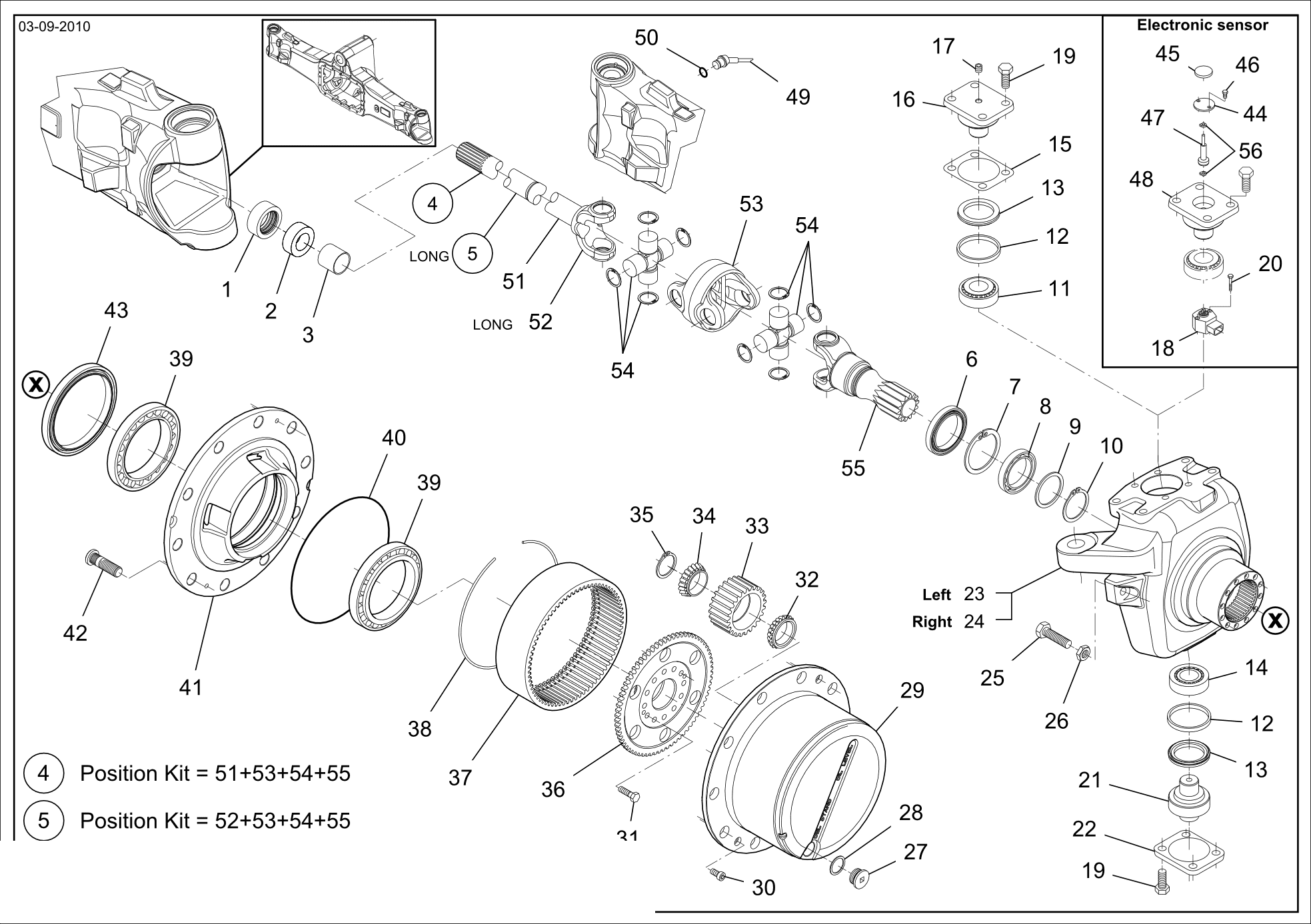 drawing for MASSEY FERGUSON 005100497 - TAPER ROLLER BEARING