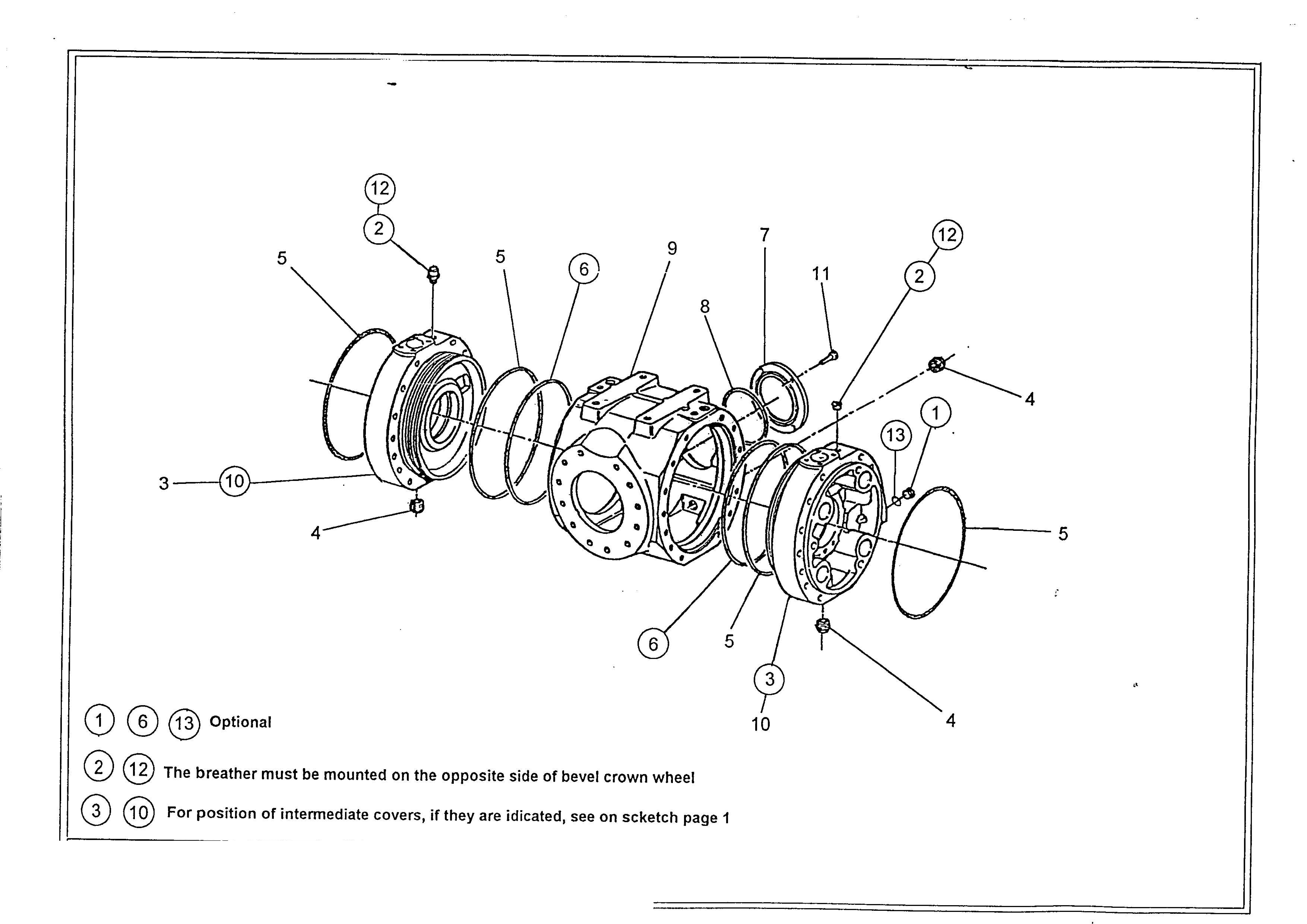 drawing for BUCYRUS 015424-1-9 - HOUSING