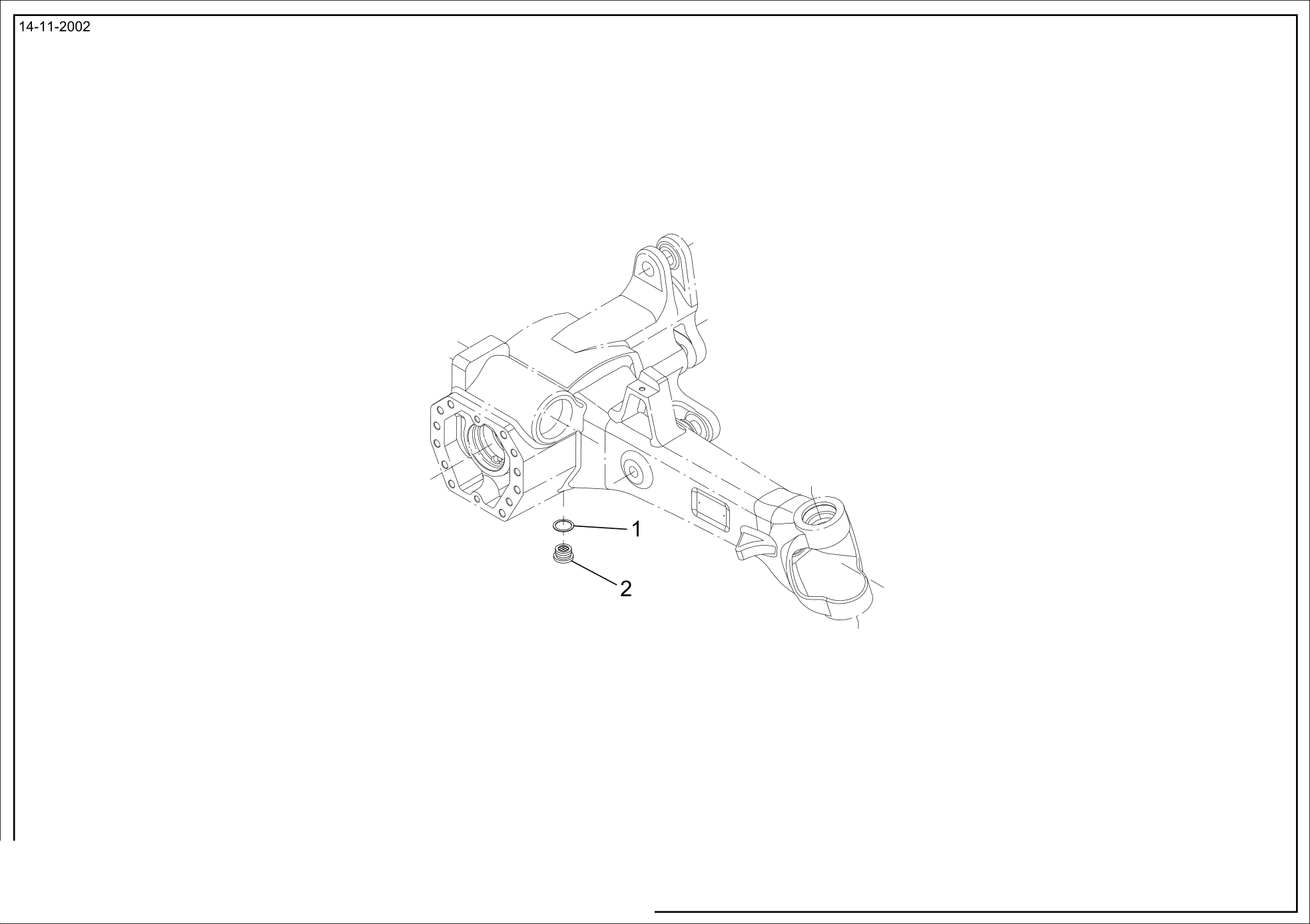 drawing for Dana Spicer 000.050130 - GASKET