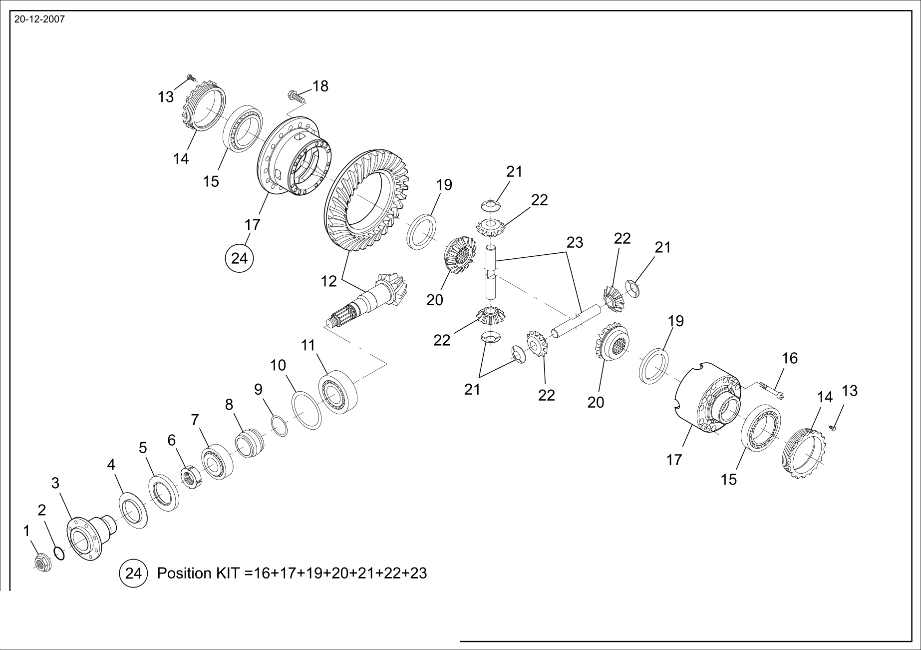 drawing for CNH NEW HOLLAND 75288970 - BEARING