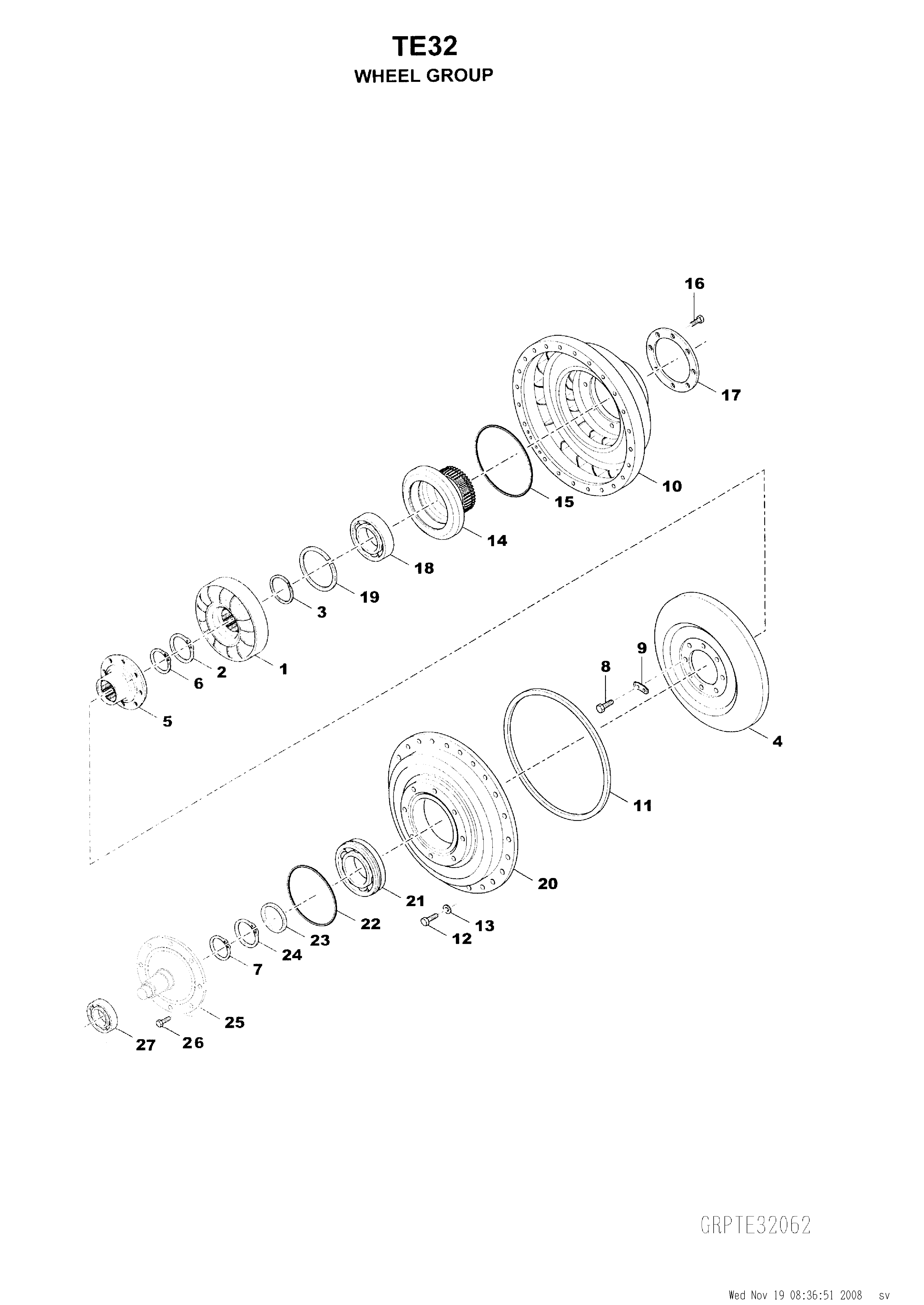 drawing for SCHOEMA, SCHOETTLER MASCHINENFABRIK K24.000086 - O RING