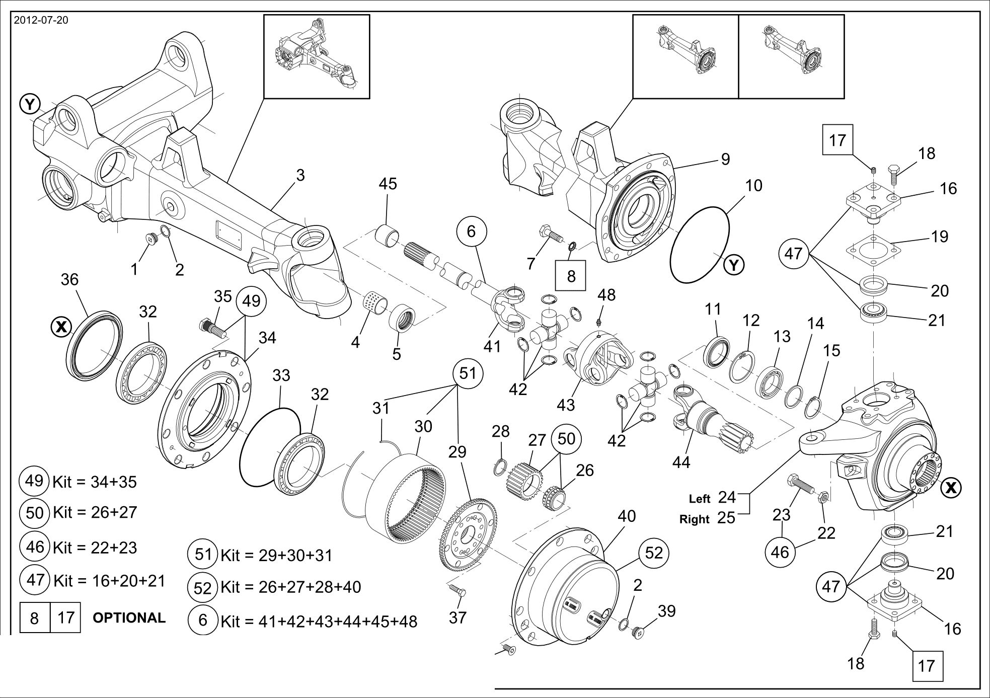 Technical drawing of CNH NEW HOLLAND 1-33-741-031 WHEEL STUD with dimensions and layout (figure 5)