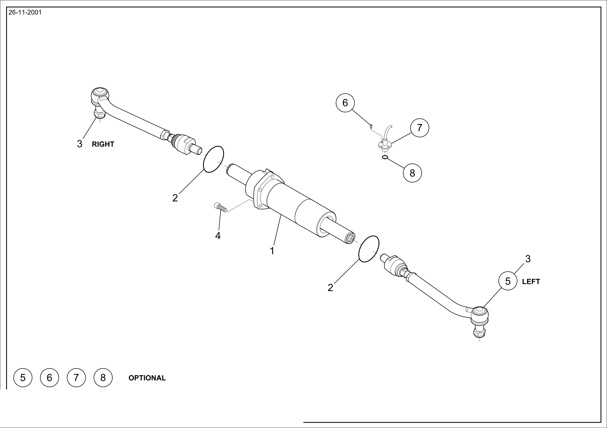 drawing for CNH NEW HOLLAND 76086124 - ELECTRONIC SENSOR