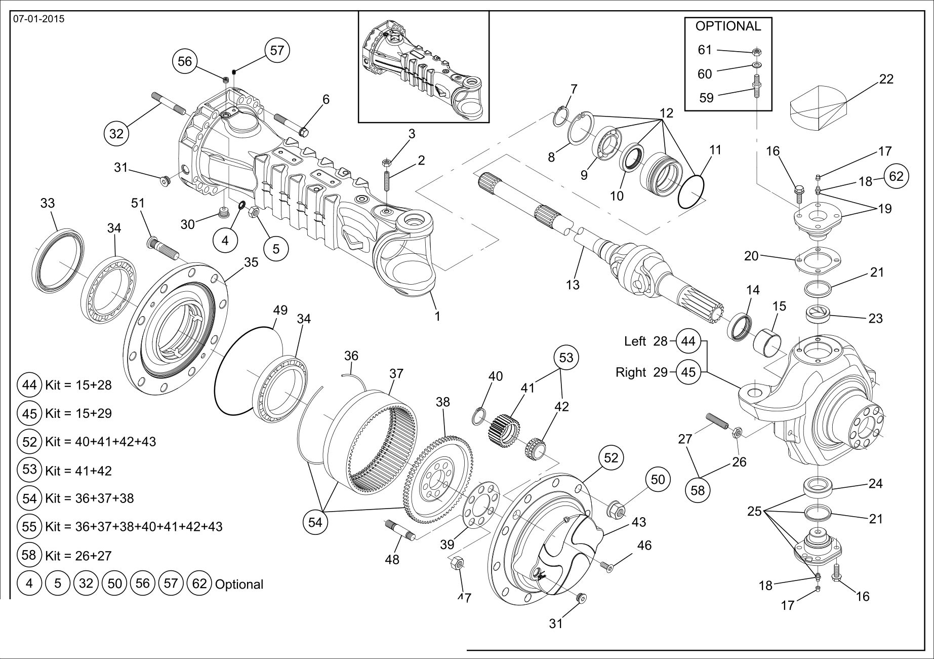 drawing for BOBCAT 100502-00029 - PLANET GEAR CARRIER