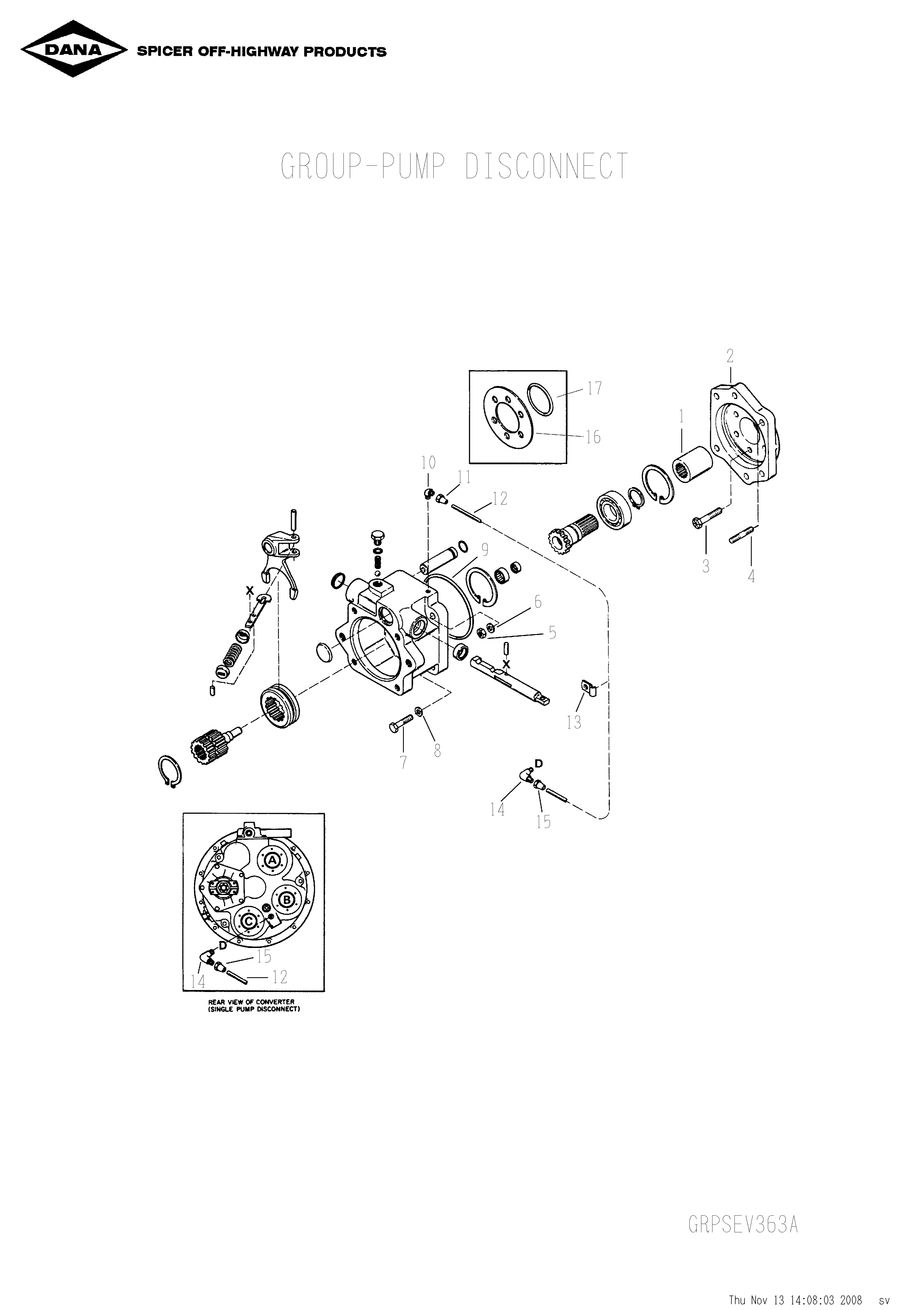 drawing for SANDVIK 0301875 - SPACER