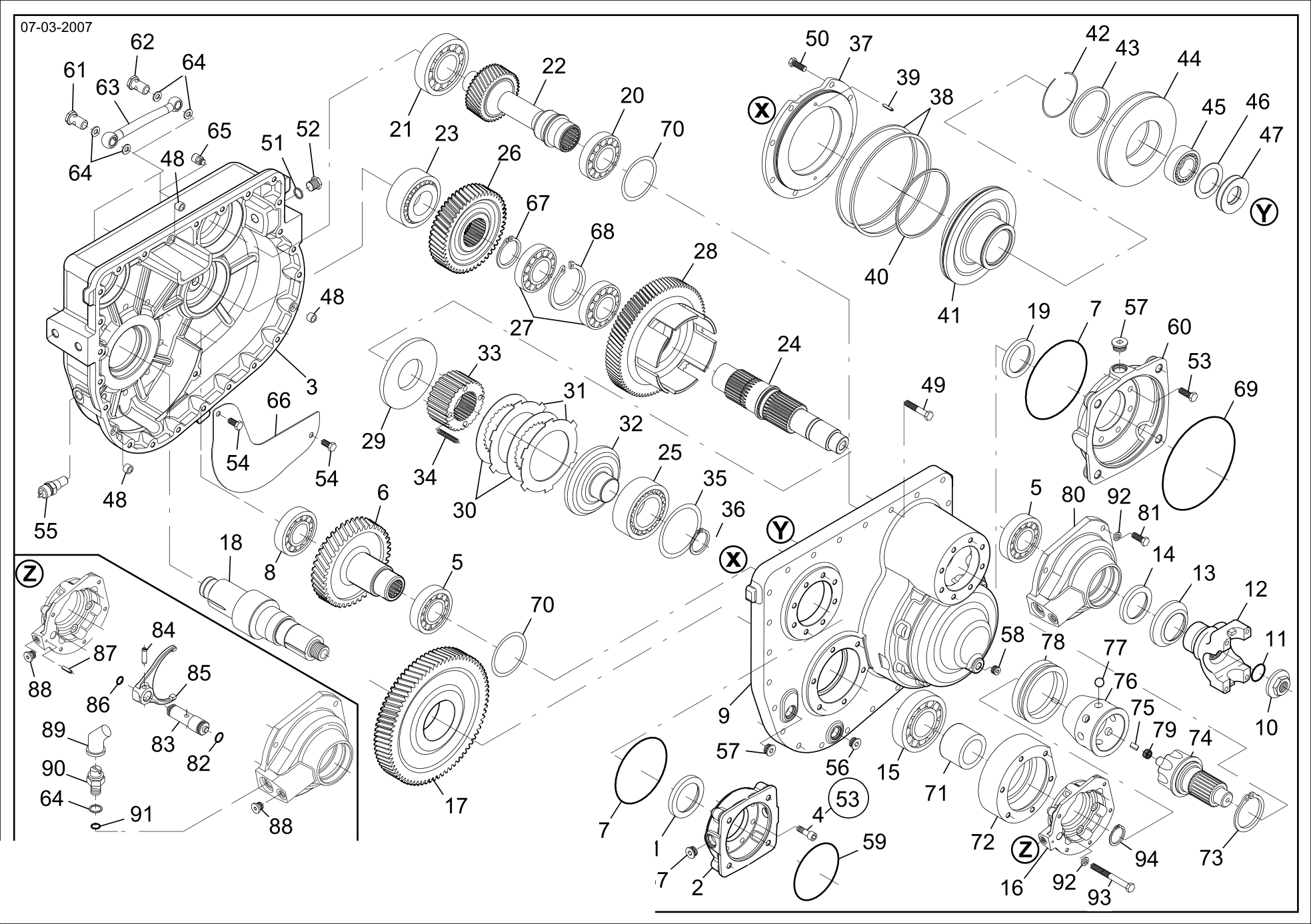 drawing for CNH NEW HOLLAND 153310791 - CIRCLIP