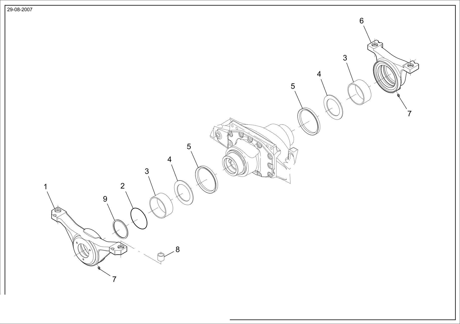 drawing for AGCO 000139293A - BUSSOLA