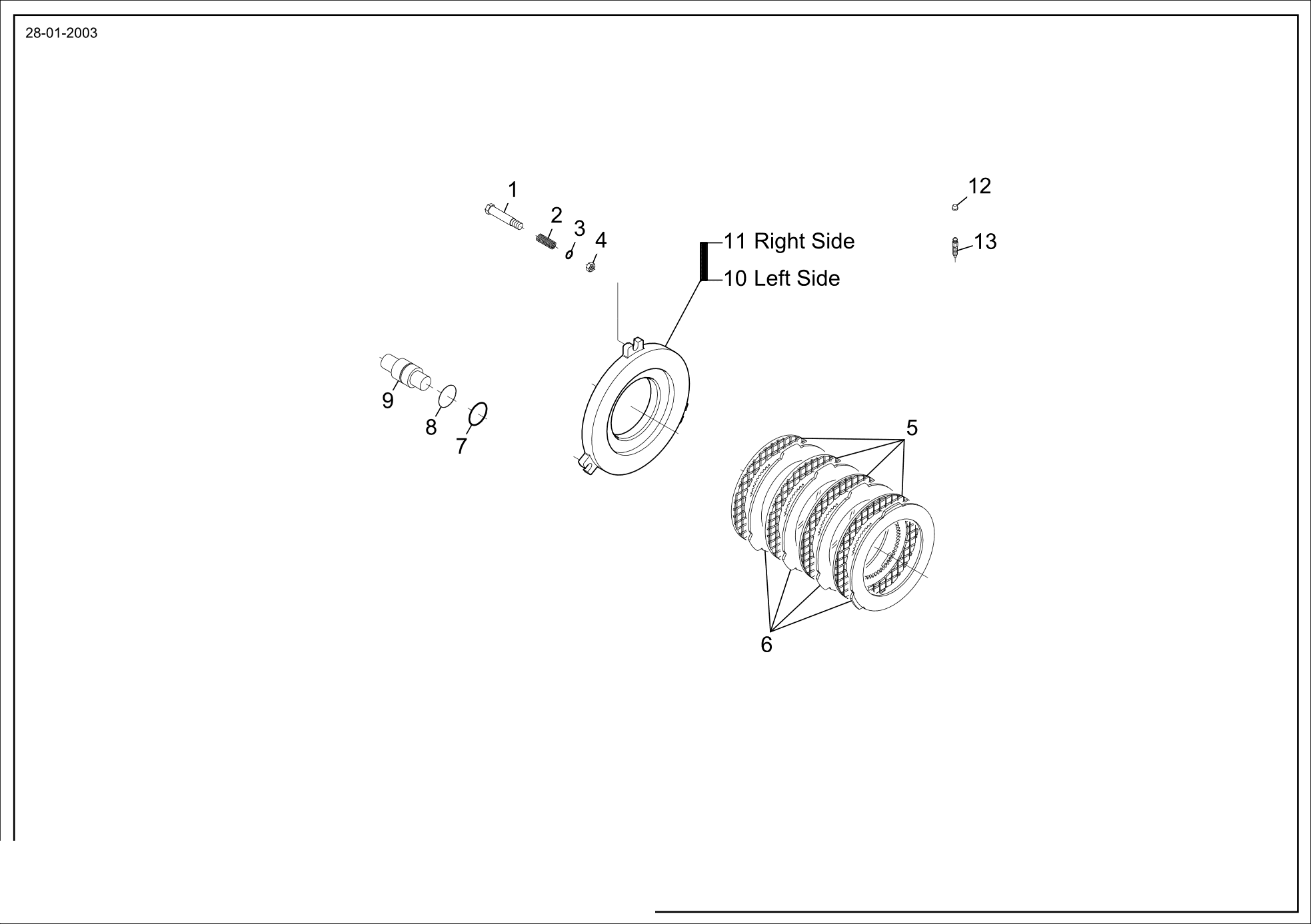 drawing for CNH NEW HOLLAND 71476043 - DISC