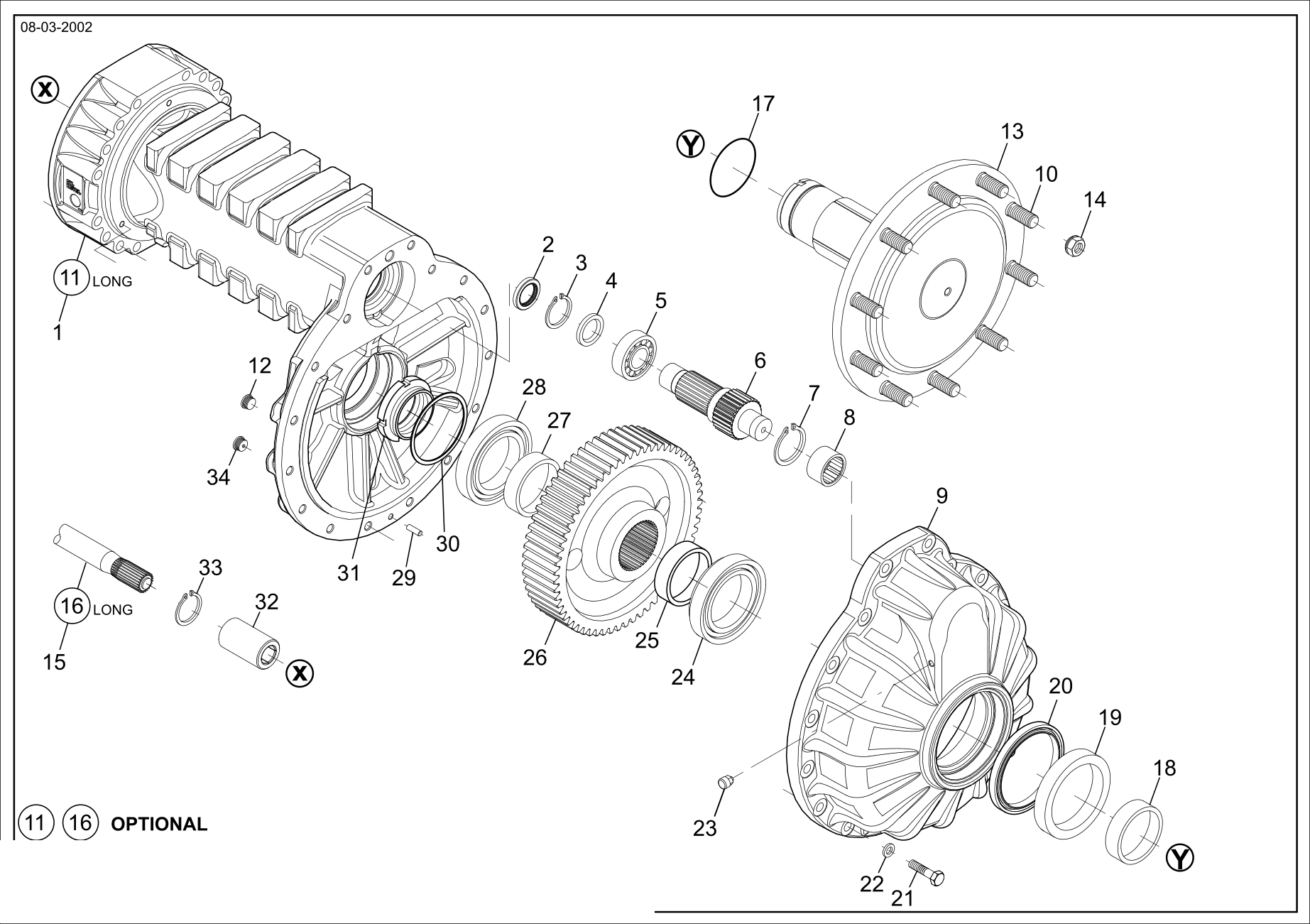 drawing for MERTZ 2393163.001.08 - ROLLER BEARING