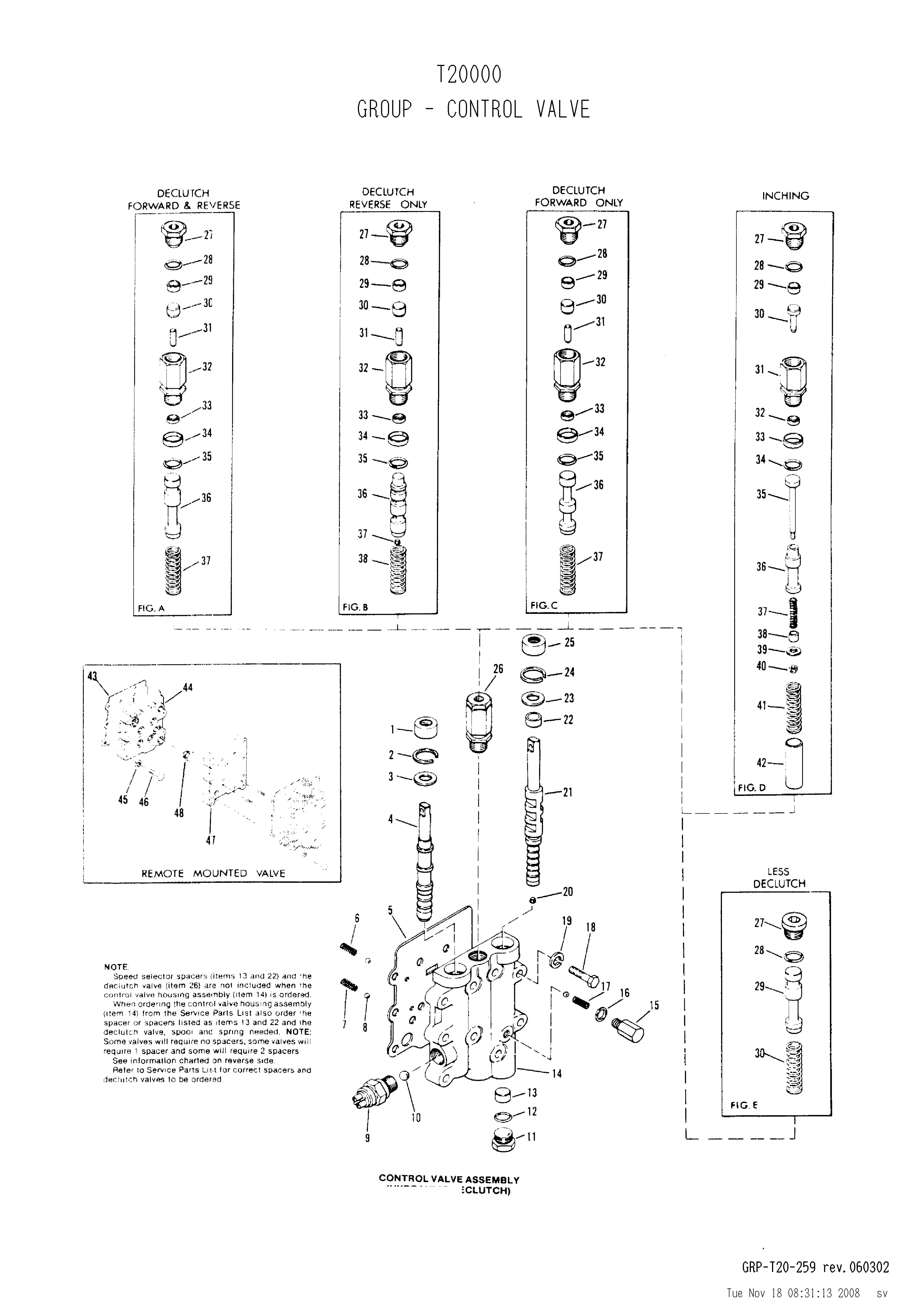 drawing for TIMBERLAND 545491 - PLATE-CONTROL VALVE MOUNTING