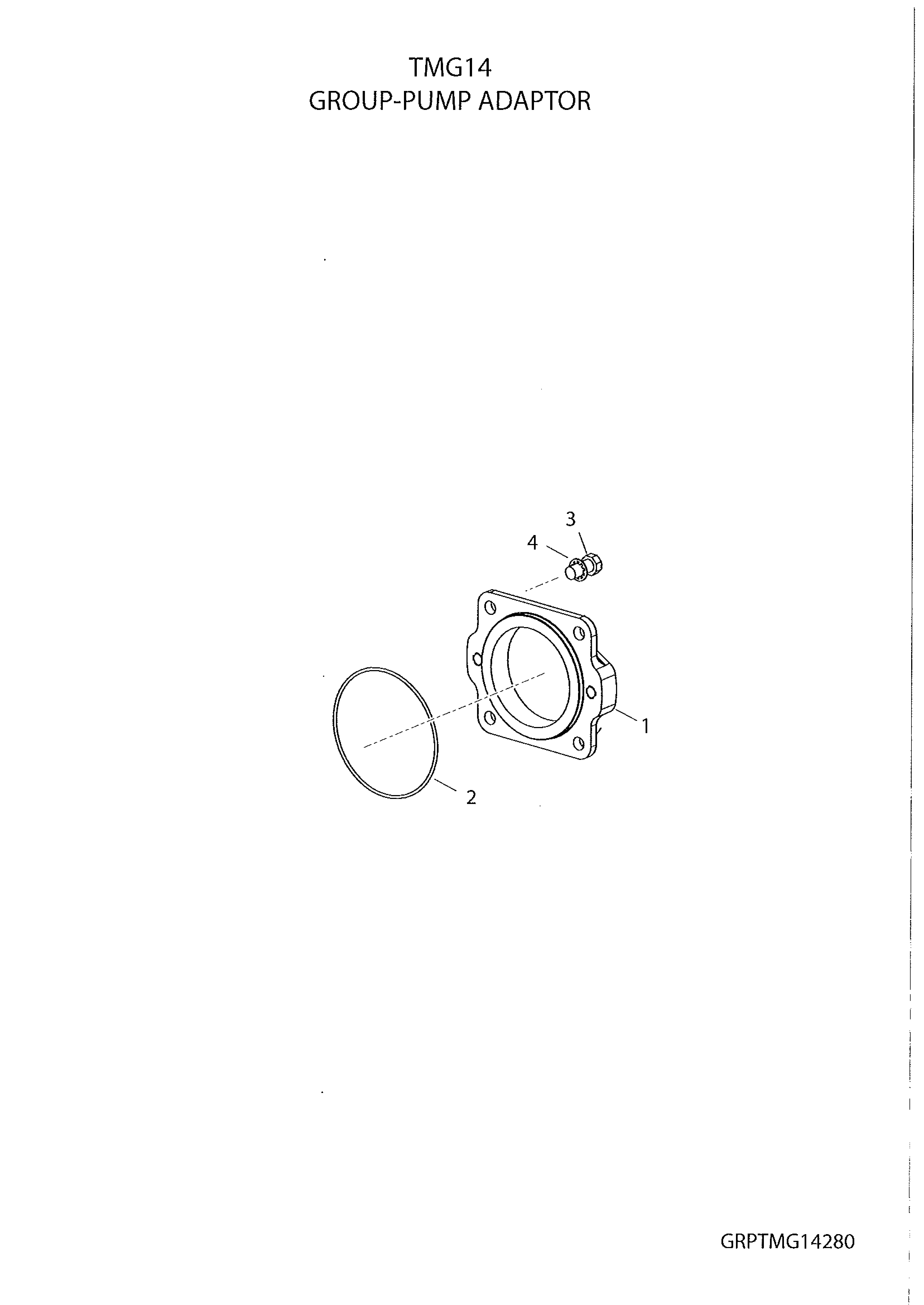 drawing for TAYLOR MACHINE WORKS 2548013 - ADAPTOR-PUMP