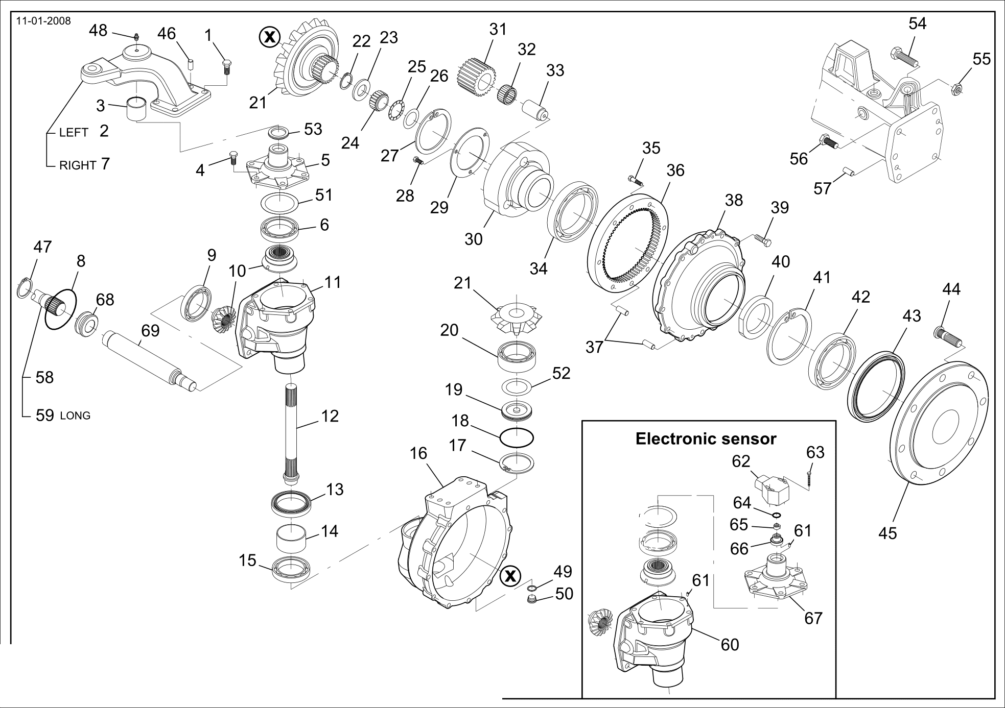 drawing for AGCO 1440449X1 - BOLT