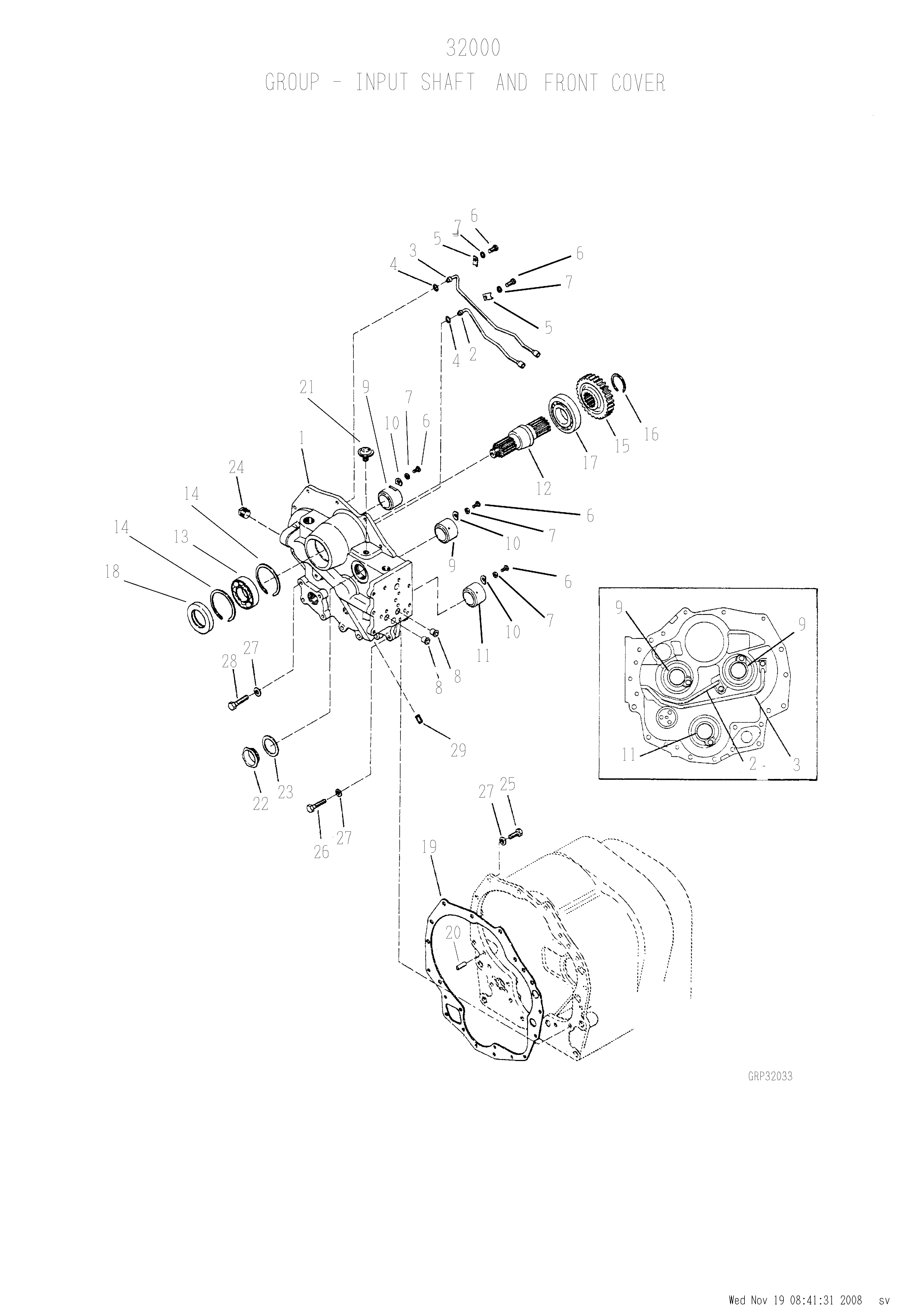 drawing for SCHOEMA, SCHOETTLER MASCHINENFABRIK K24.000017 - GASKET