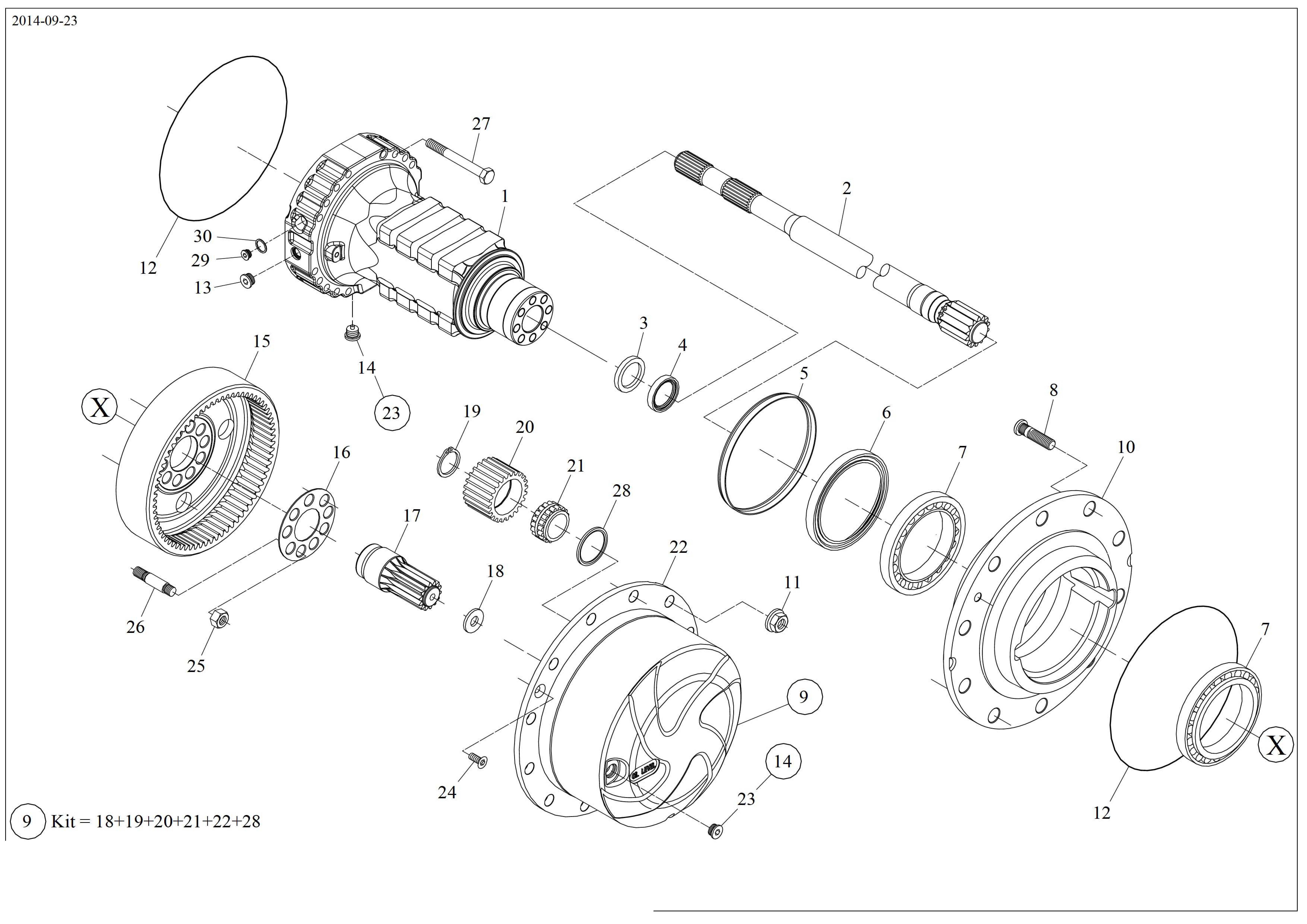 drawing for TIMKEN NP888050-90KM1 - TAPER ROLLER BEARING