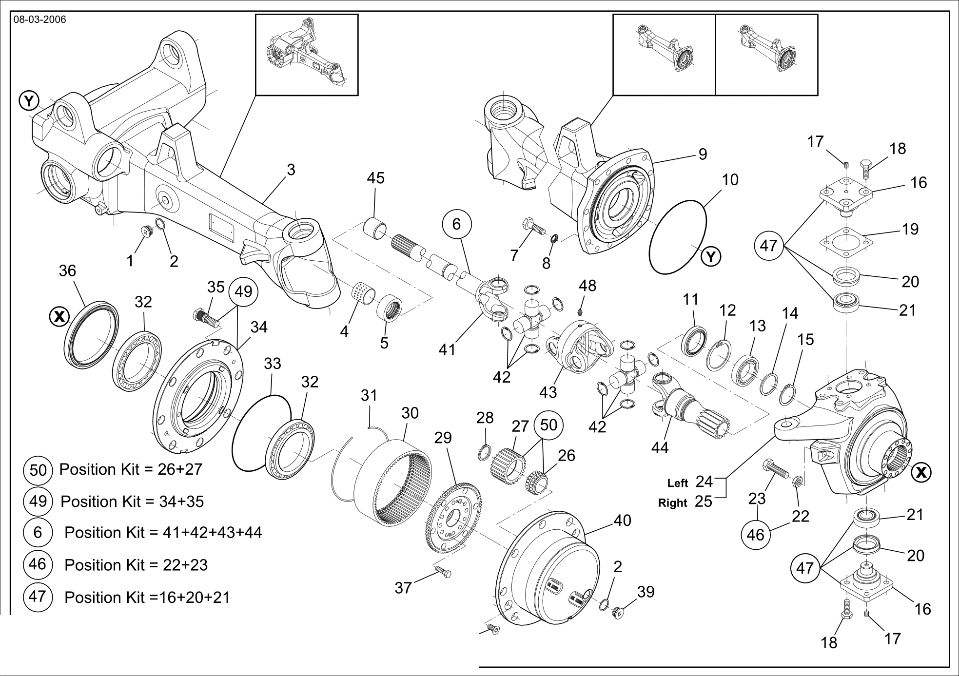 drawing for CNH NEW HOLLAND 98-042413 - seal ring