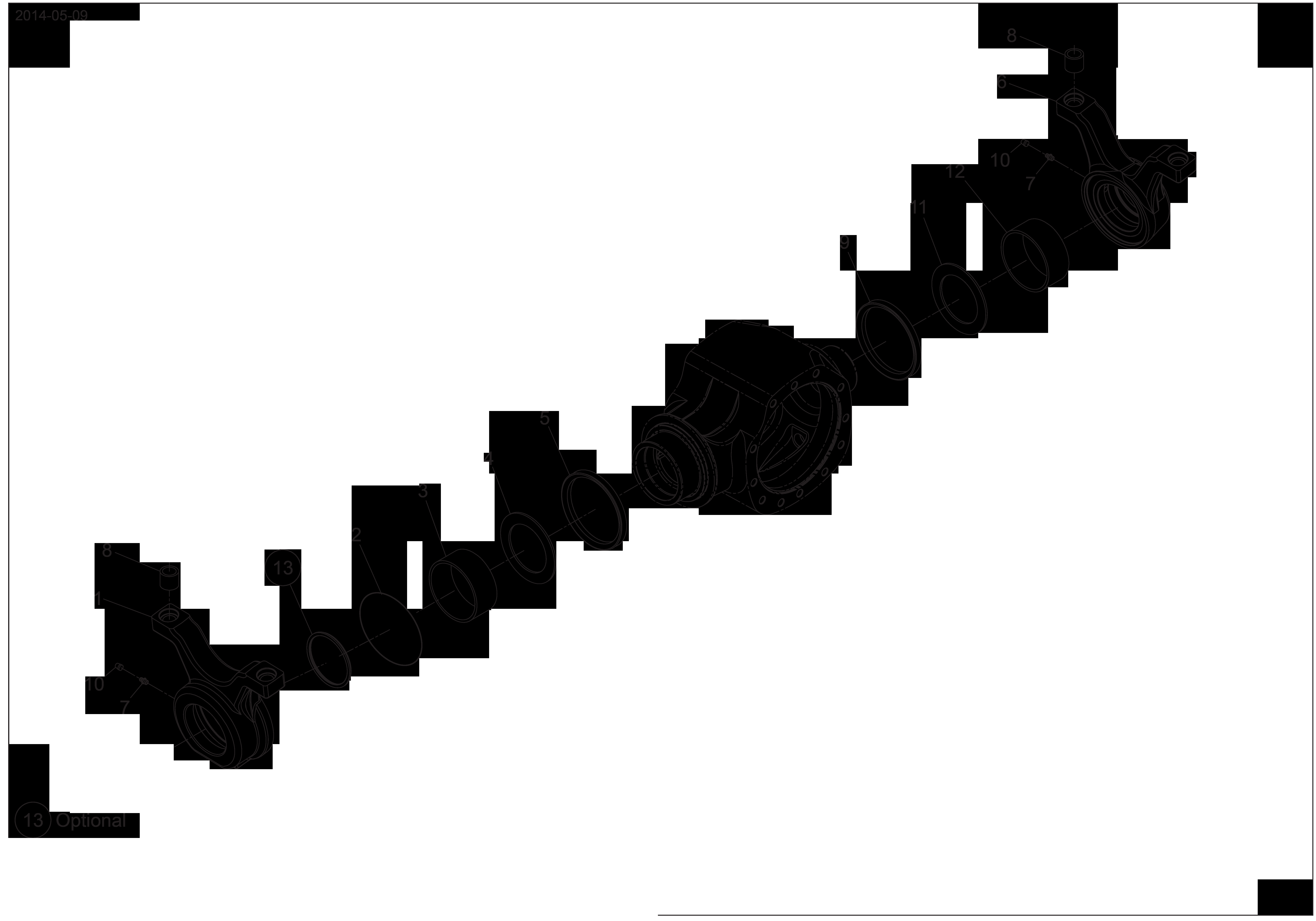 drawing for AGCO 000139293A - BUSSOLA