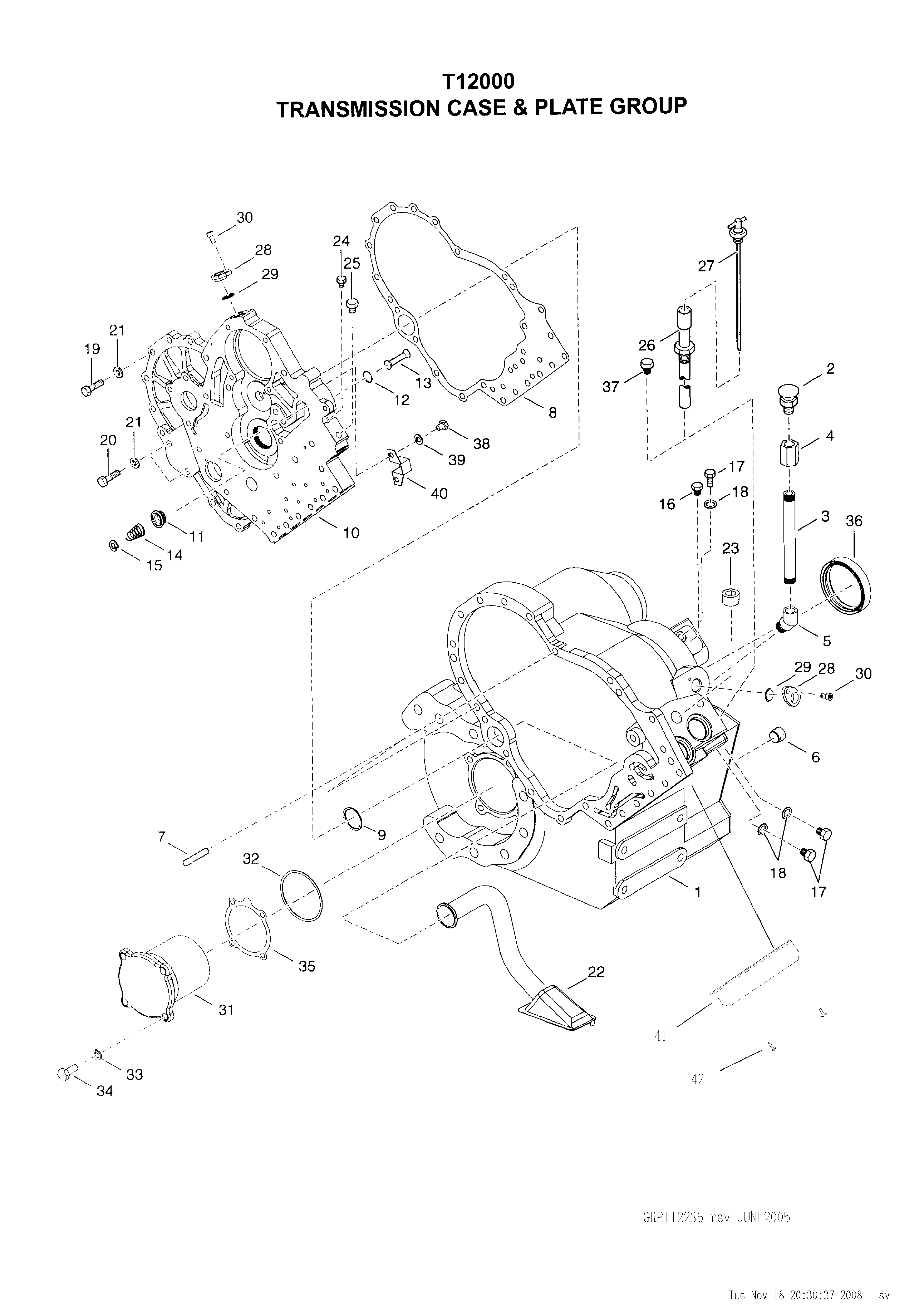 drawing for HOIST LIFT TRUCKS M04499 - SEAL