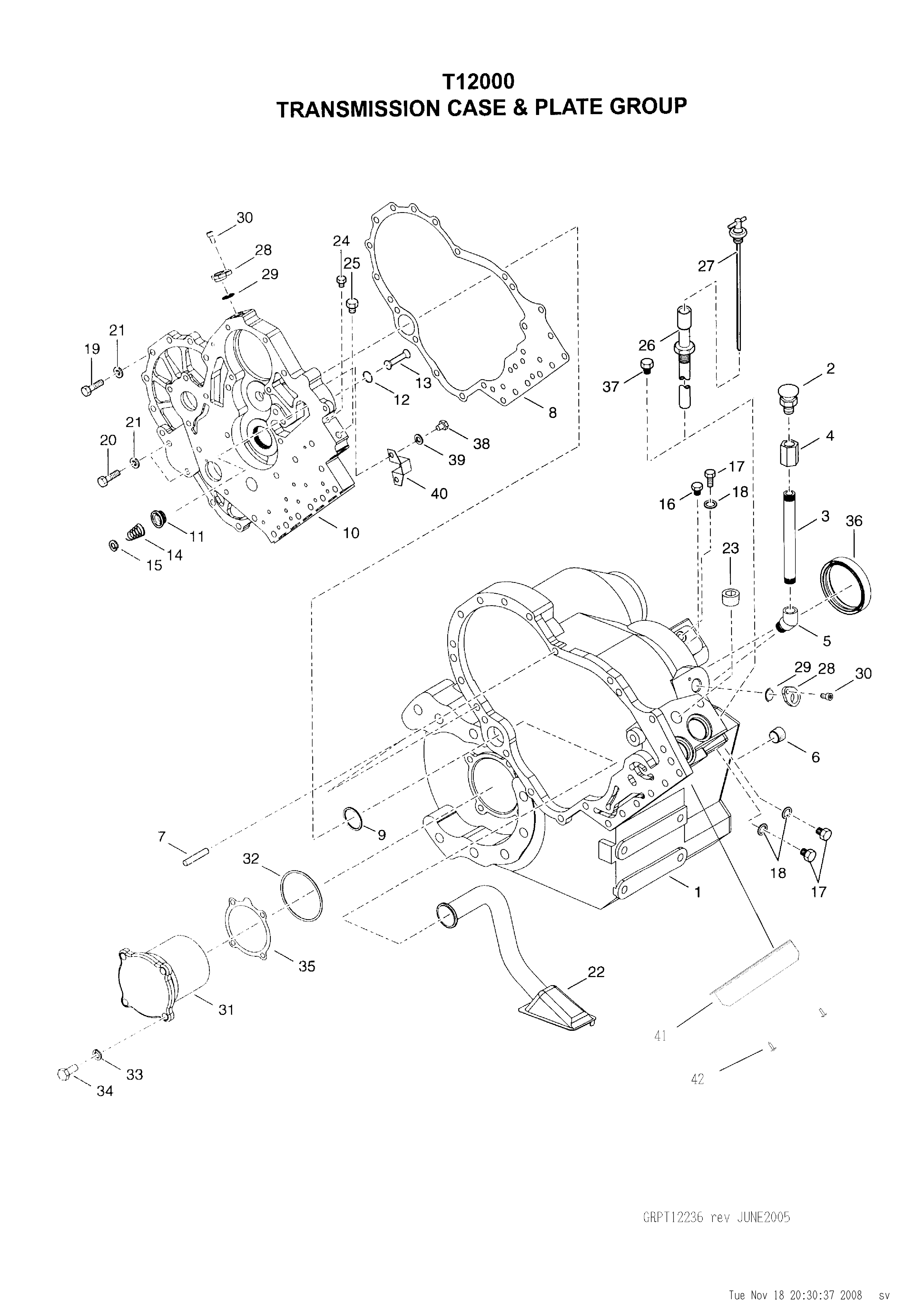 Technical drawing of CNH NEW HOLLAND 76086170 GASKET with dimensions and layout (figure 3)