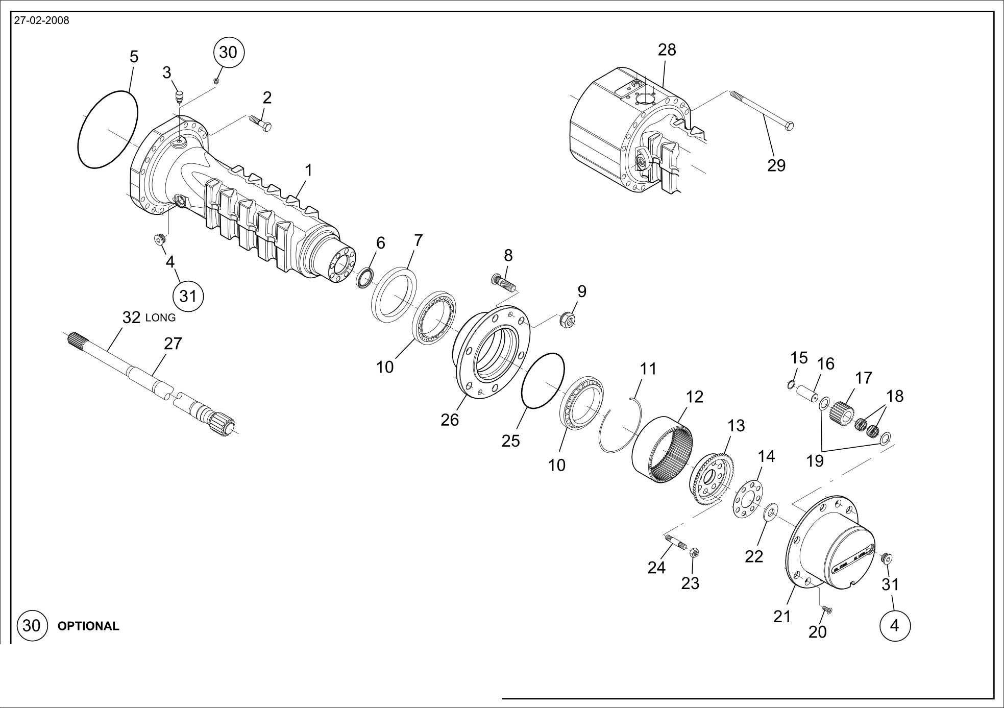 drawing for SCHOPF MASCHINENBAU GMBH 101180 - NUT