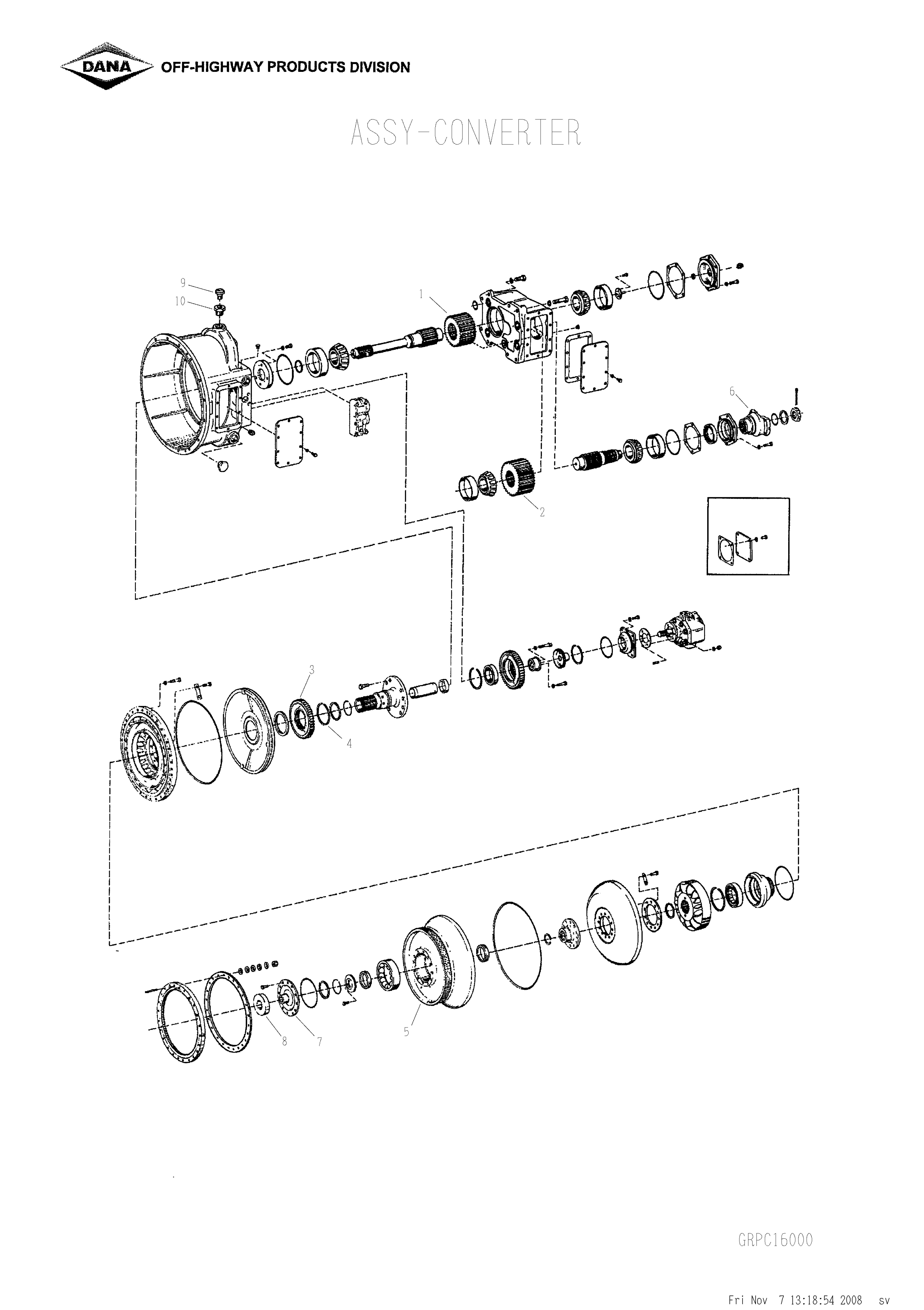 drawing for TIMBERLAND 546860 - FILTER ASSY