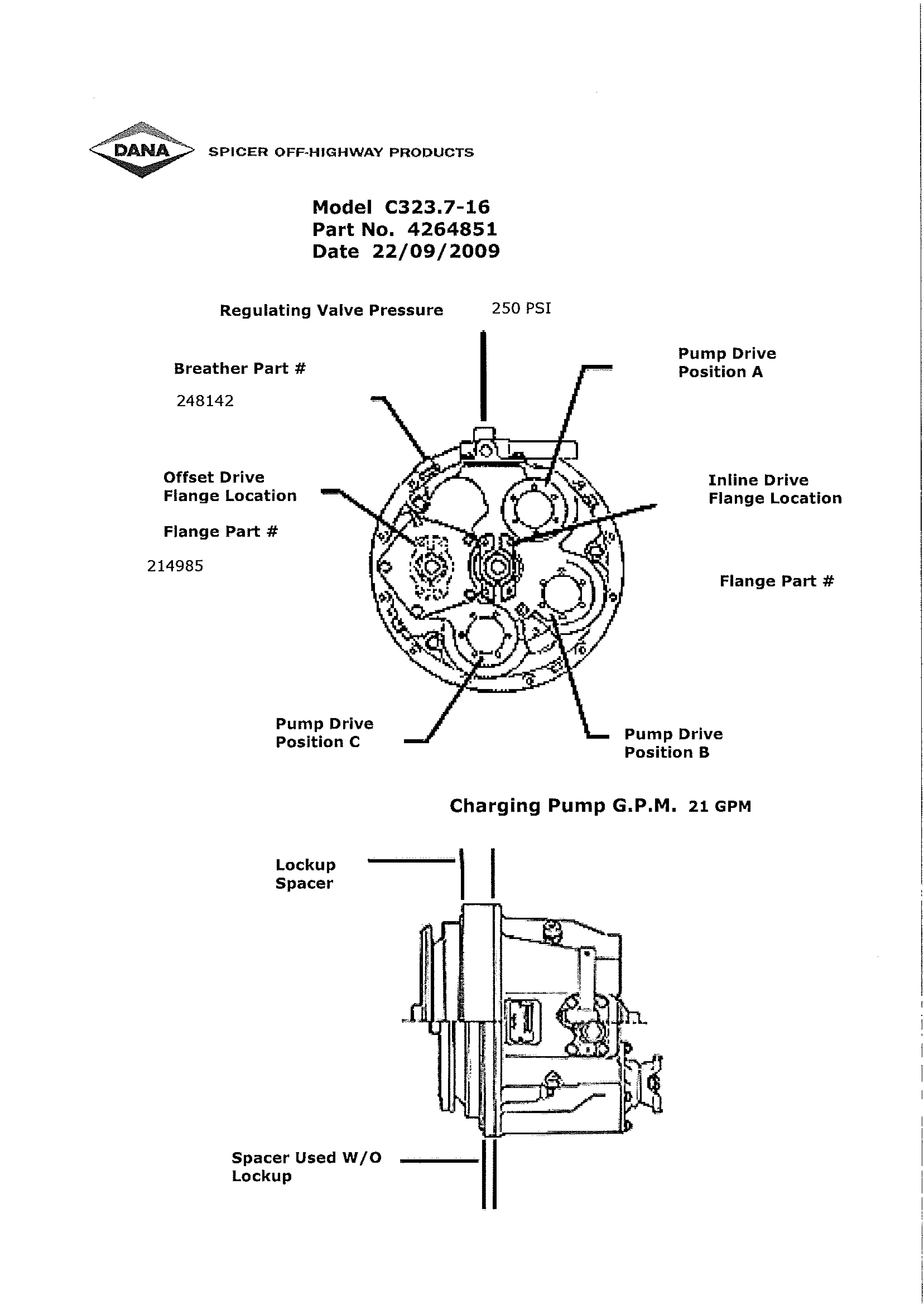 drawing for PETTIBONE (BARKO) 00A-12696517 - FLANGE