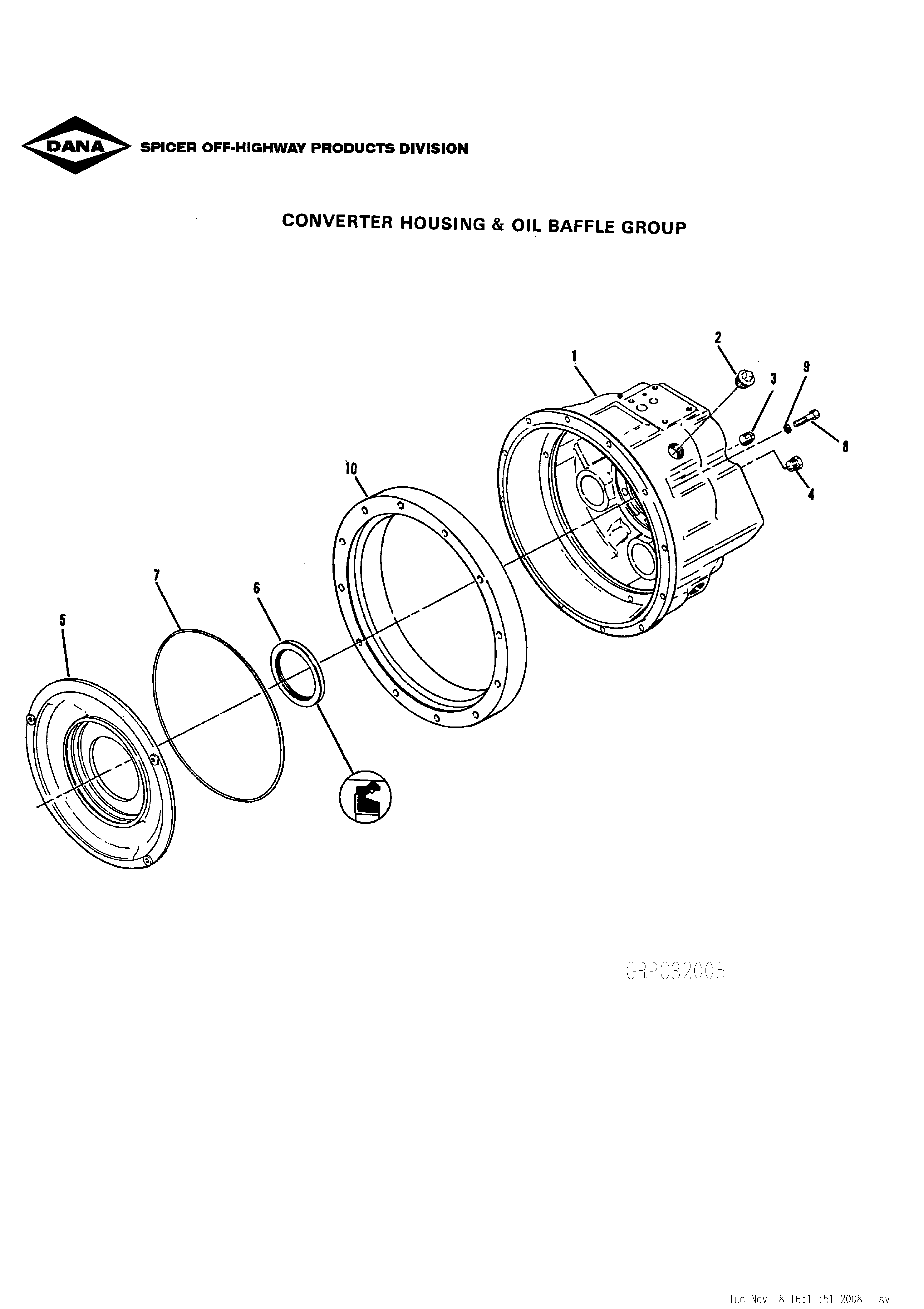 drawing for SWINGMASTER 8700083 - OIL SEAL