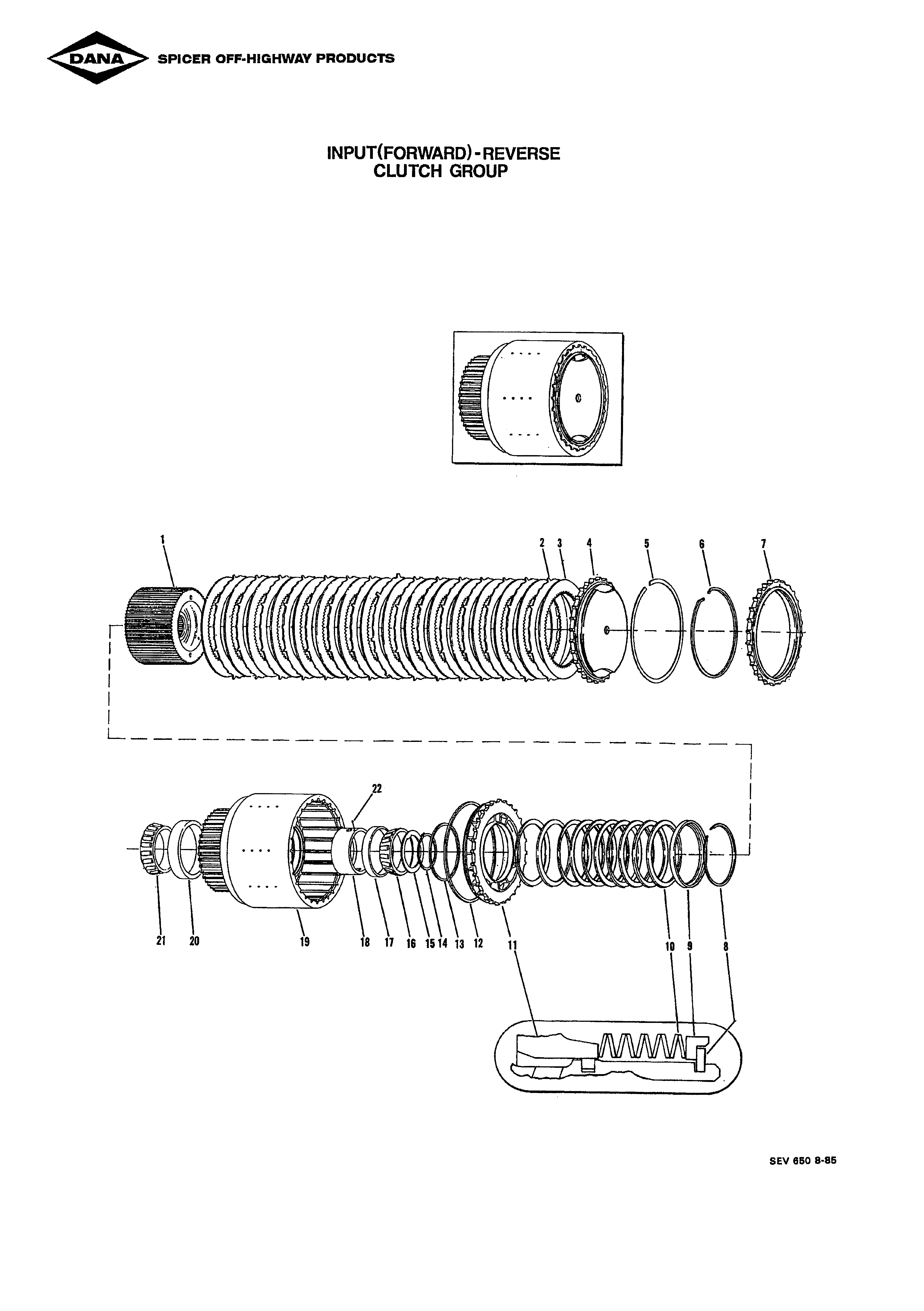 drawing for EUCLID 242717 - FRICTION PLATE