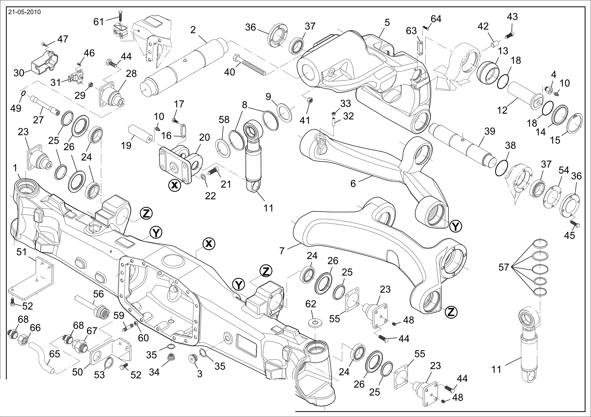 drawing for MASSEY FERGUSON 013013833 - SHIM