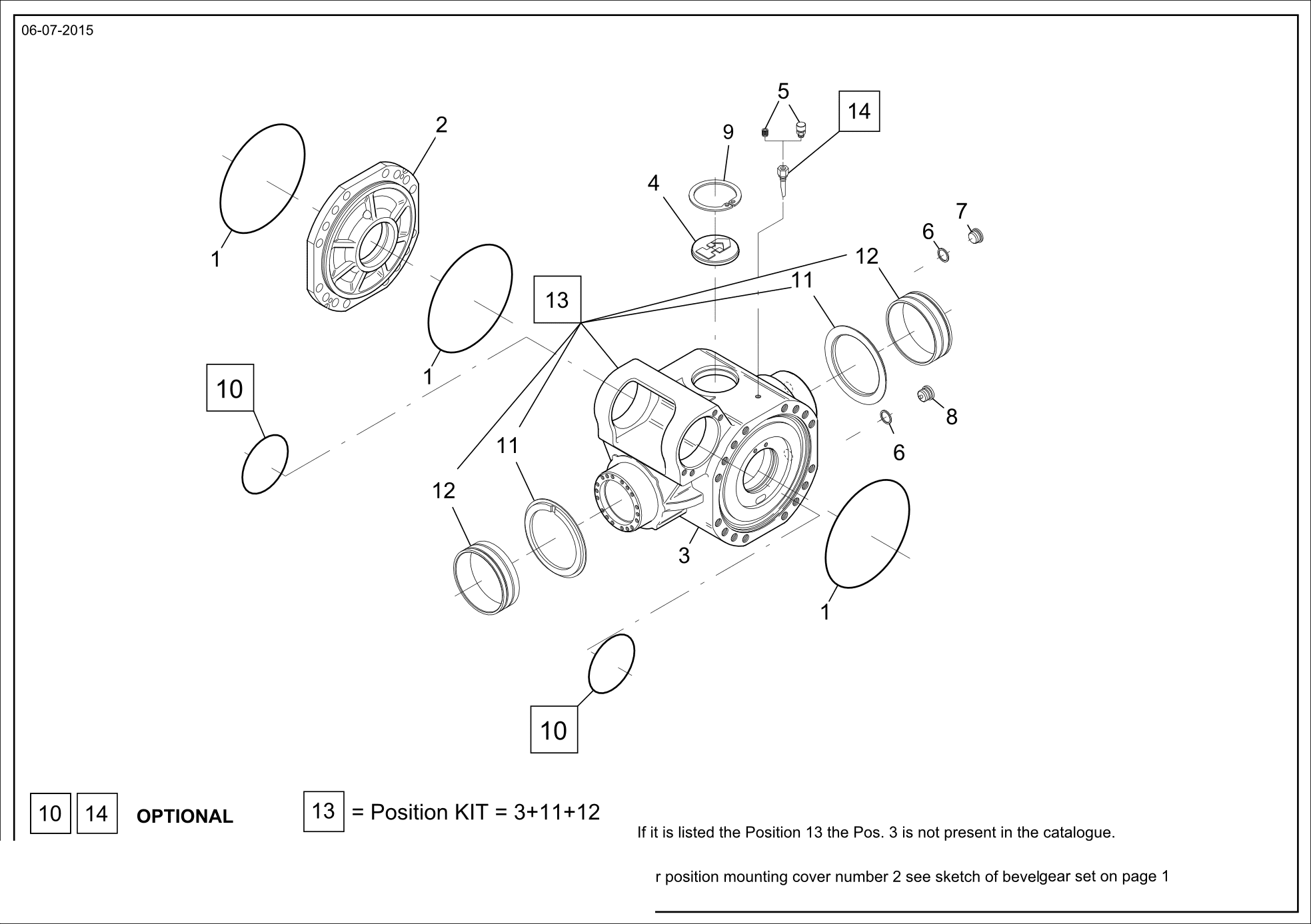 drawing for GEHL 102573 - HOUSING