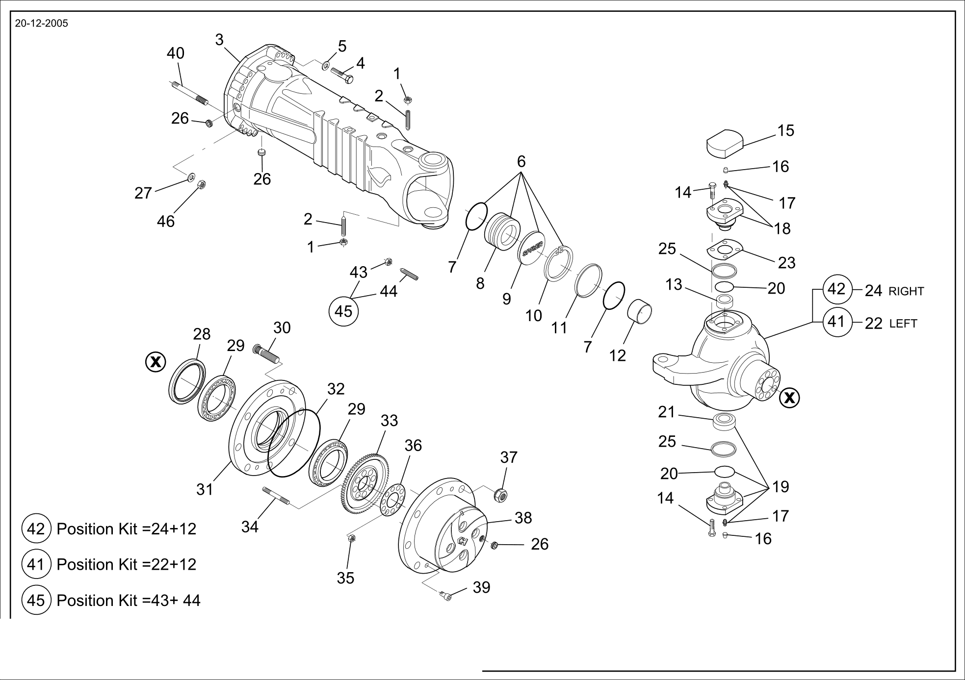 drawing for CNH NEW HOLLAND 71477117 - AXLE CASE