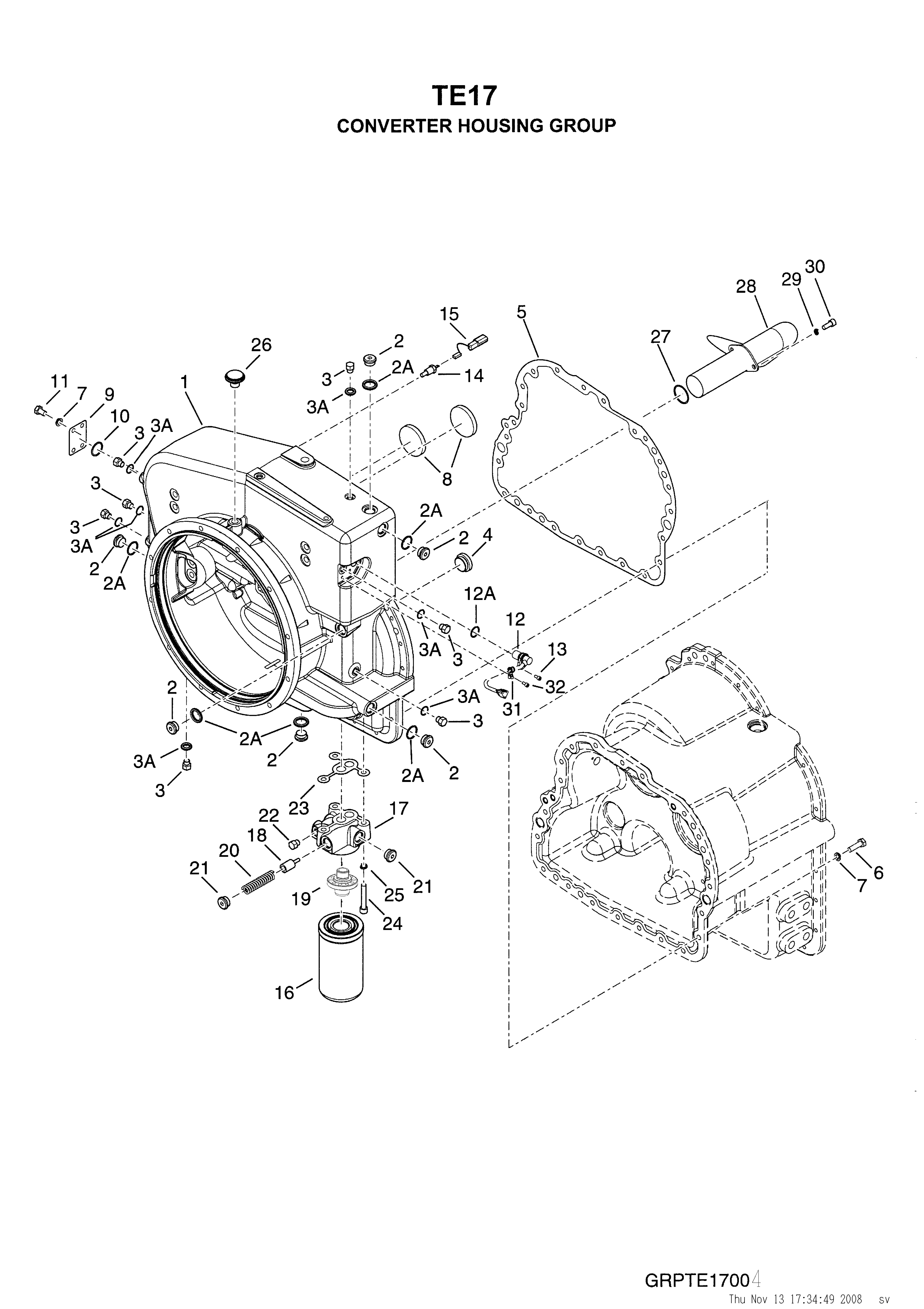 drawing for TAYLOR MACHINE WORKS 4522124 - SPEED SENSOR