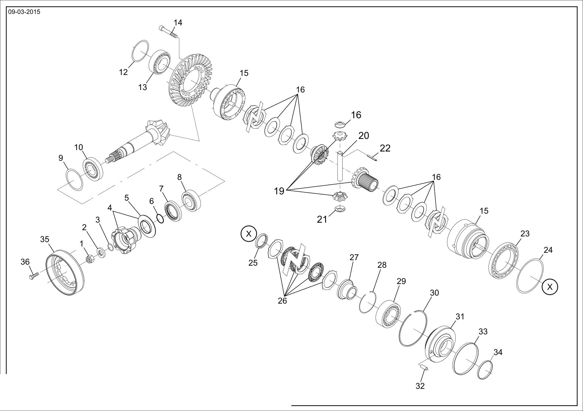 drawing for AGCO 000245210 - SHIM
