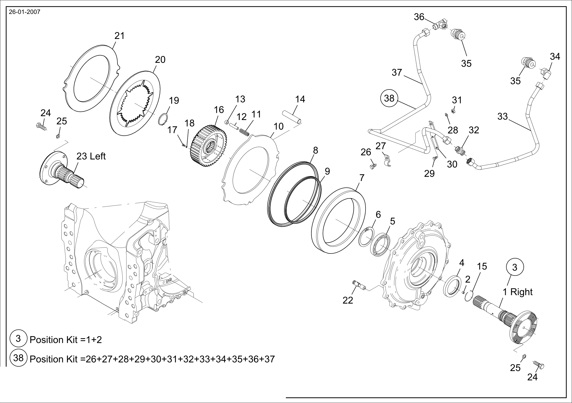 drawing for AGCO X560503817000 - SEAL