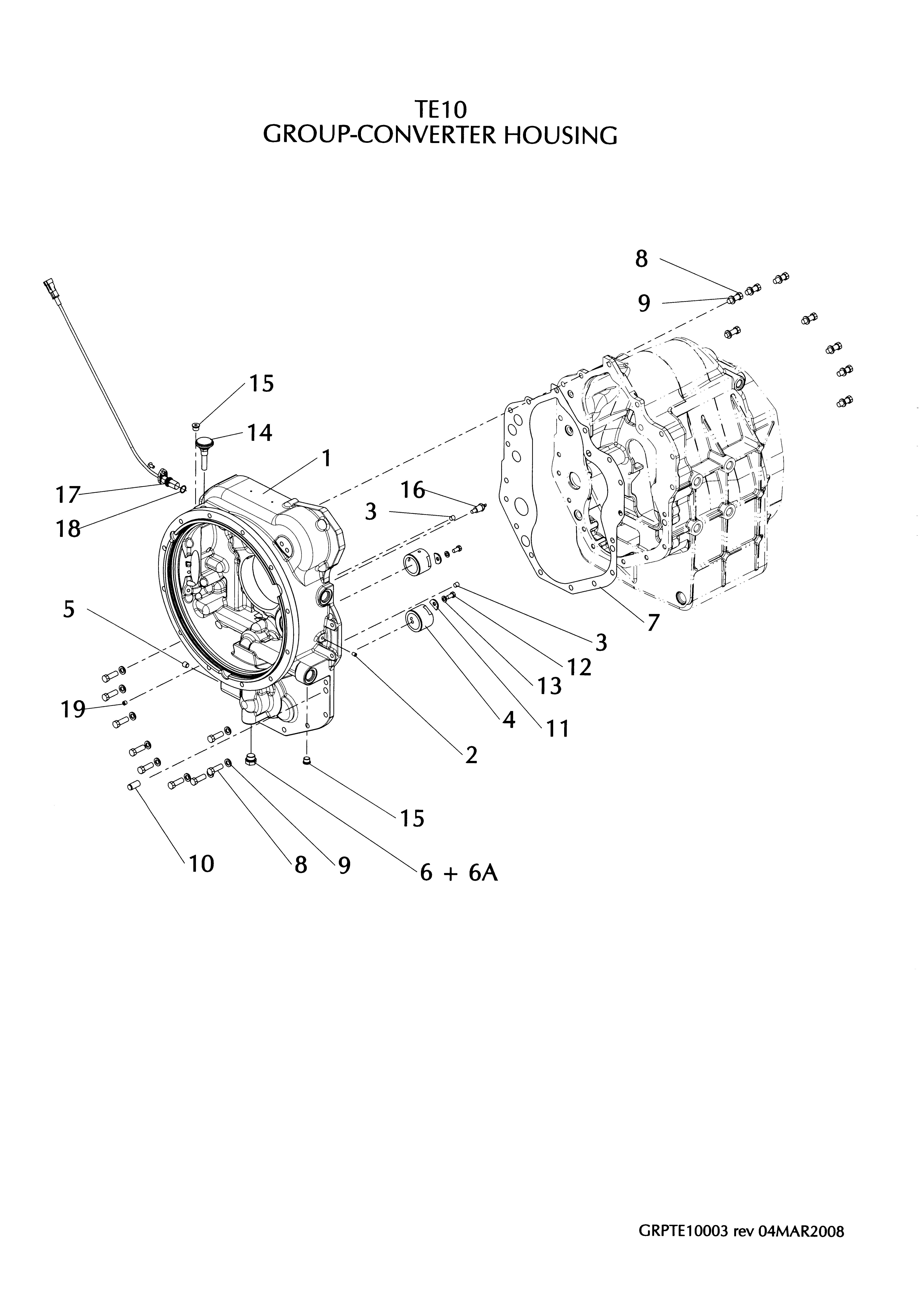 drawing for CNH NEW HOLLAND 75206612 - SLEEVE