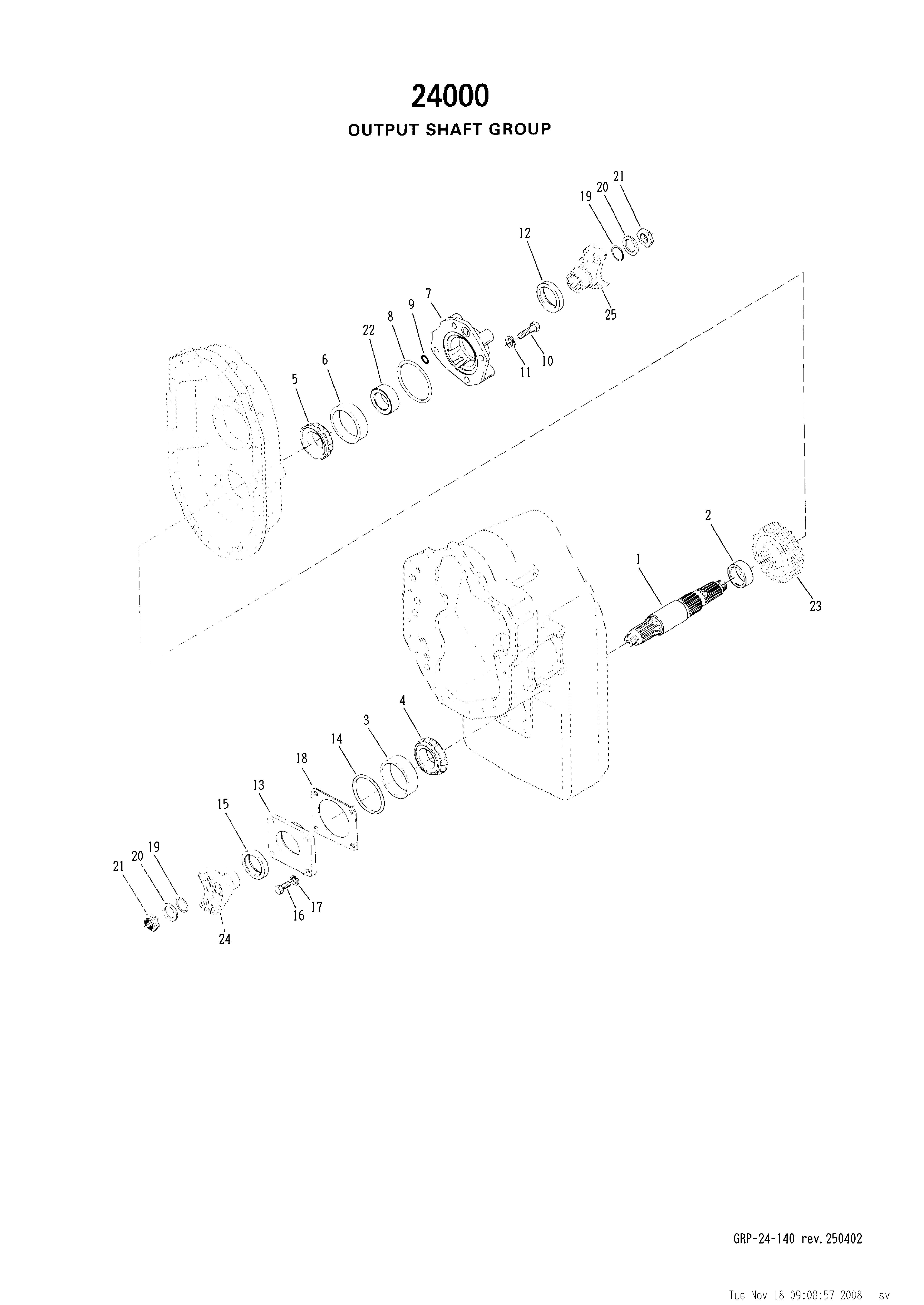 drawing for BOMAG 05280467 - BEARING CONE