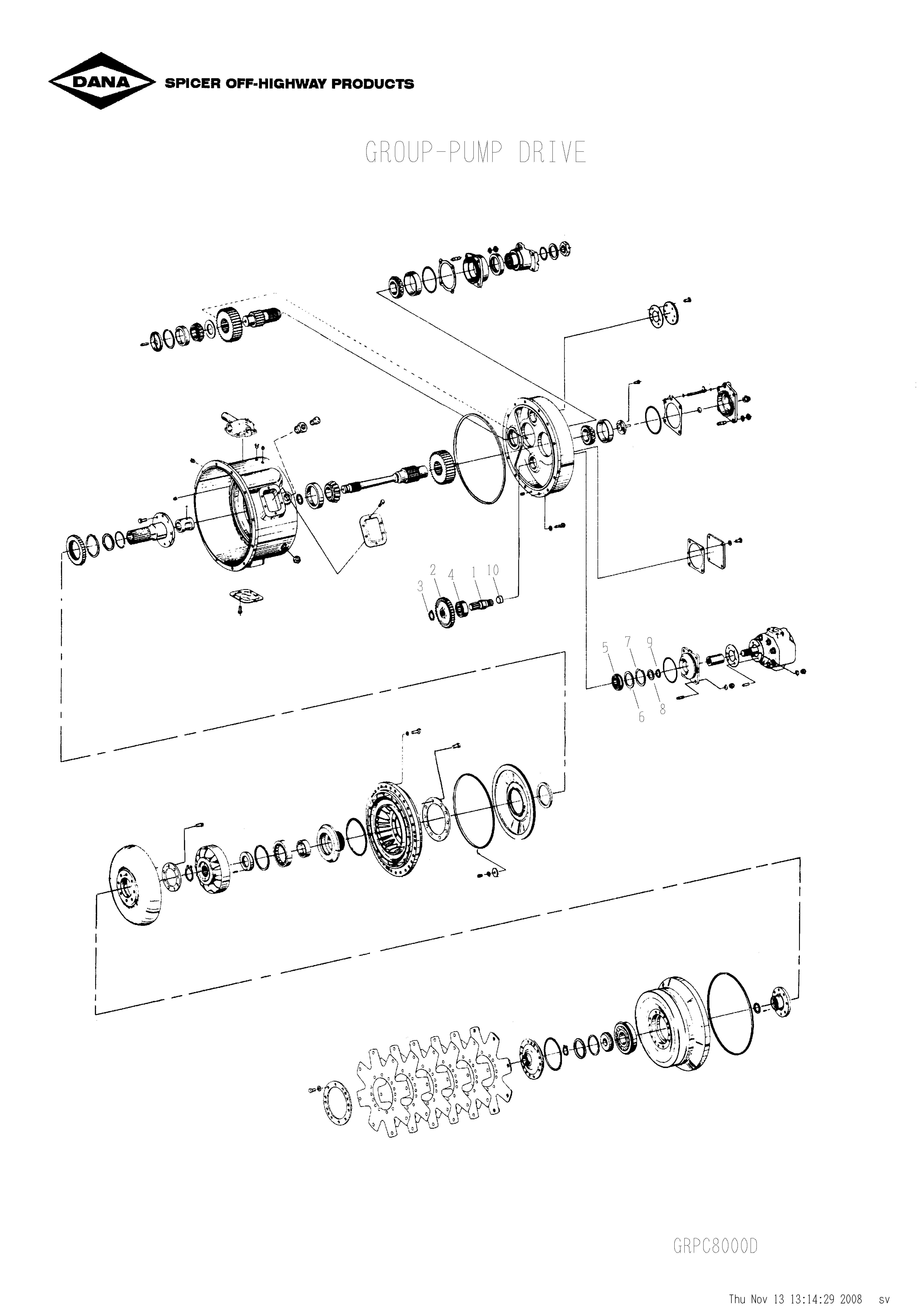 drawing for CLAAS 03197640 - BEARING
