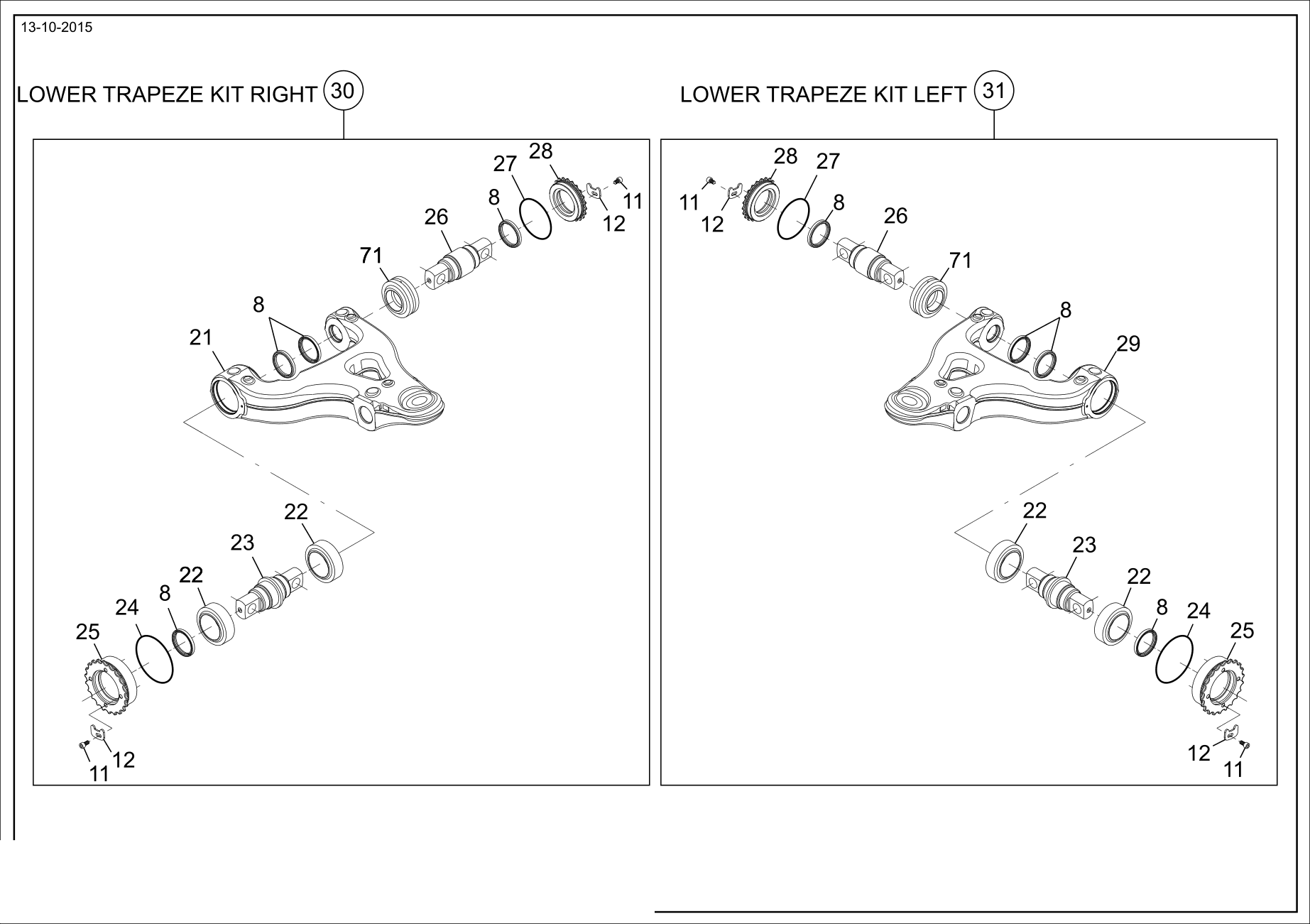 drawing for AGCO X540412700000 - RING