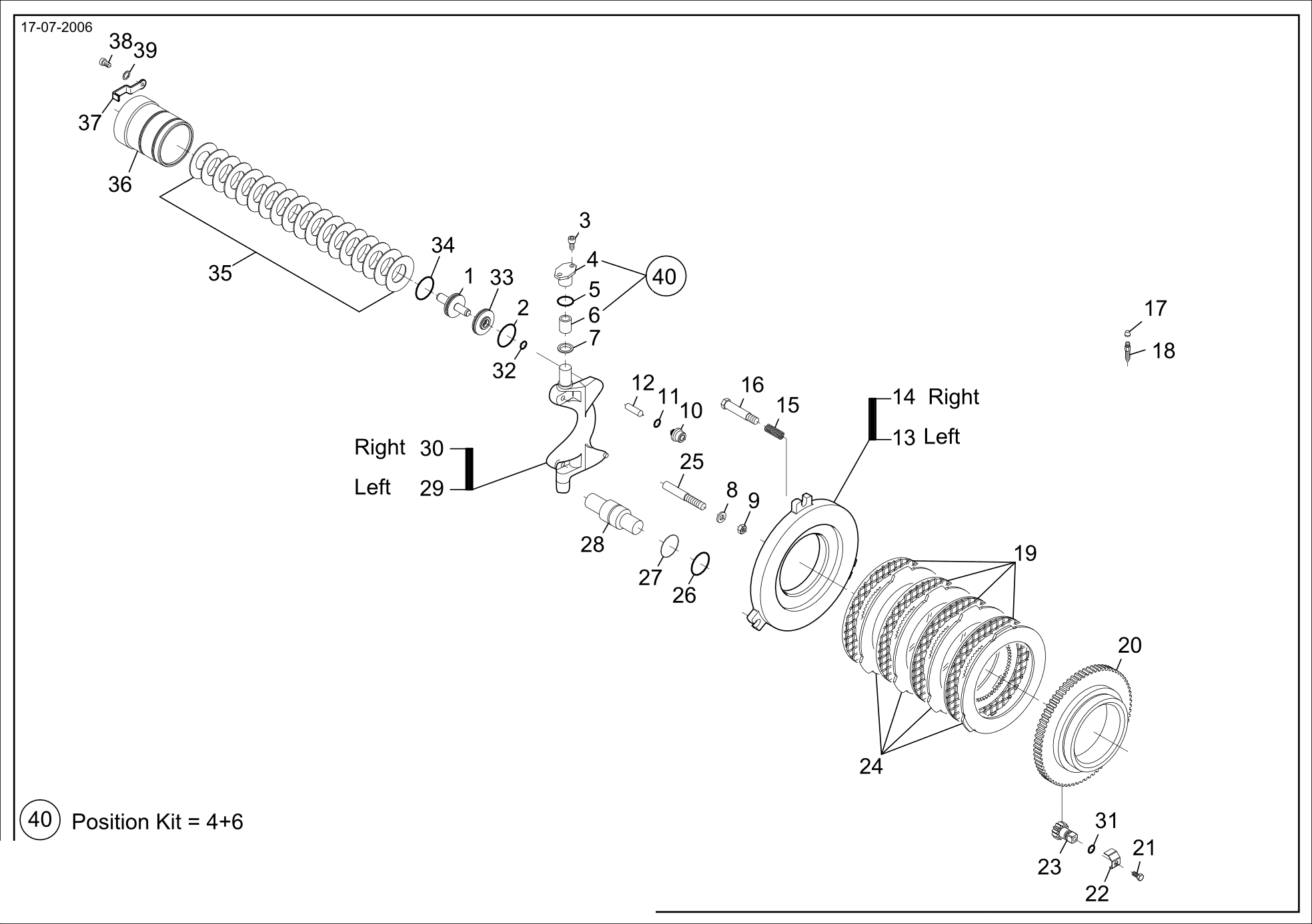 drawing for JARRAFF INDUSTRIES 252-00134 - WHEEL CYLINDER