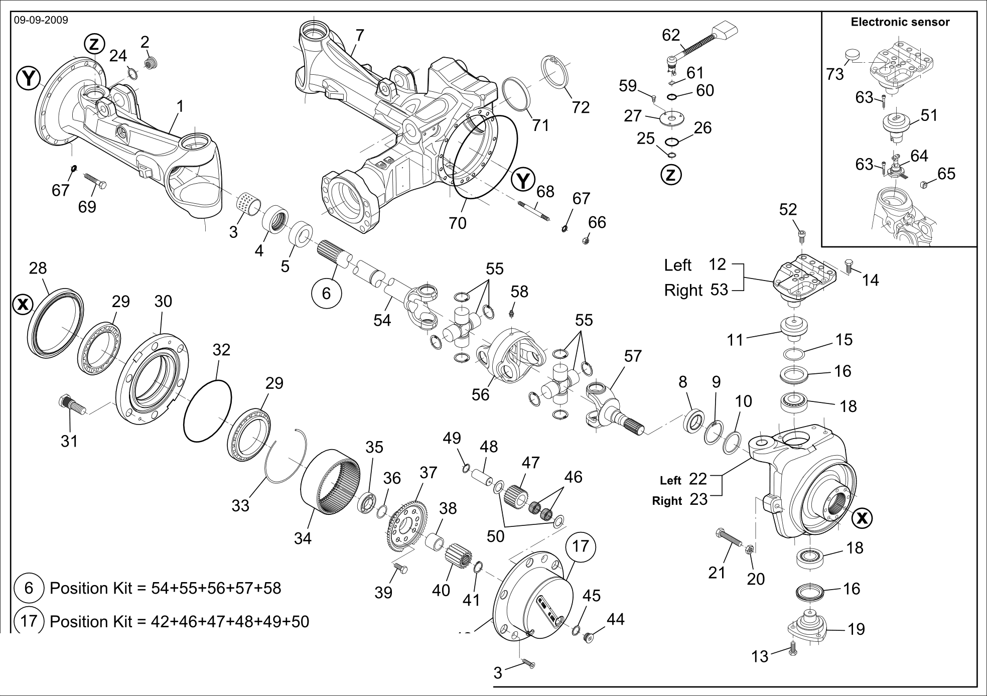 drawing for Dana Spicer 000.050080 - GASKET