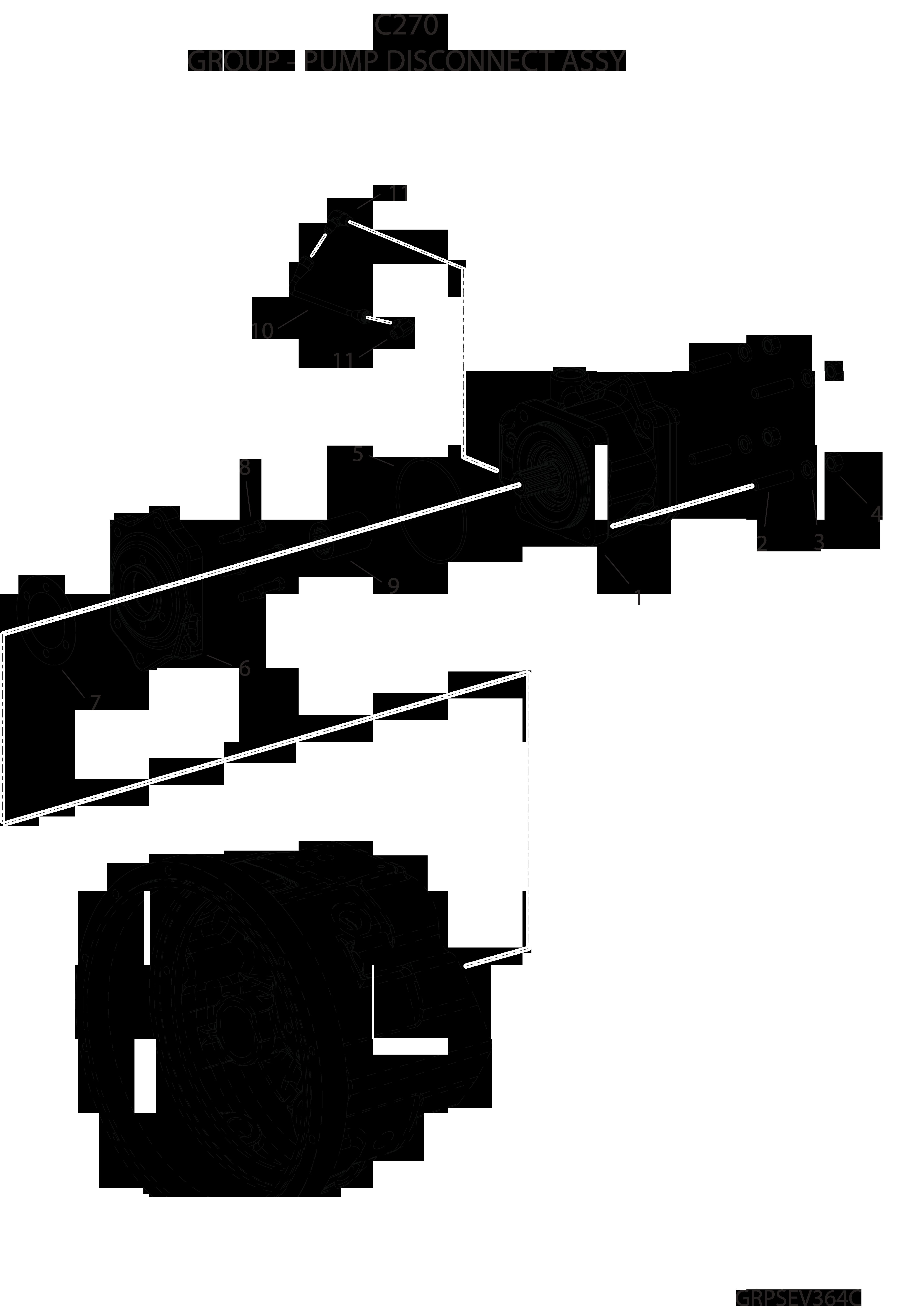 drawing for PETTIBONE (BARKO) 00A12696-485 - PUMP KIT