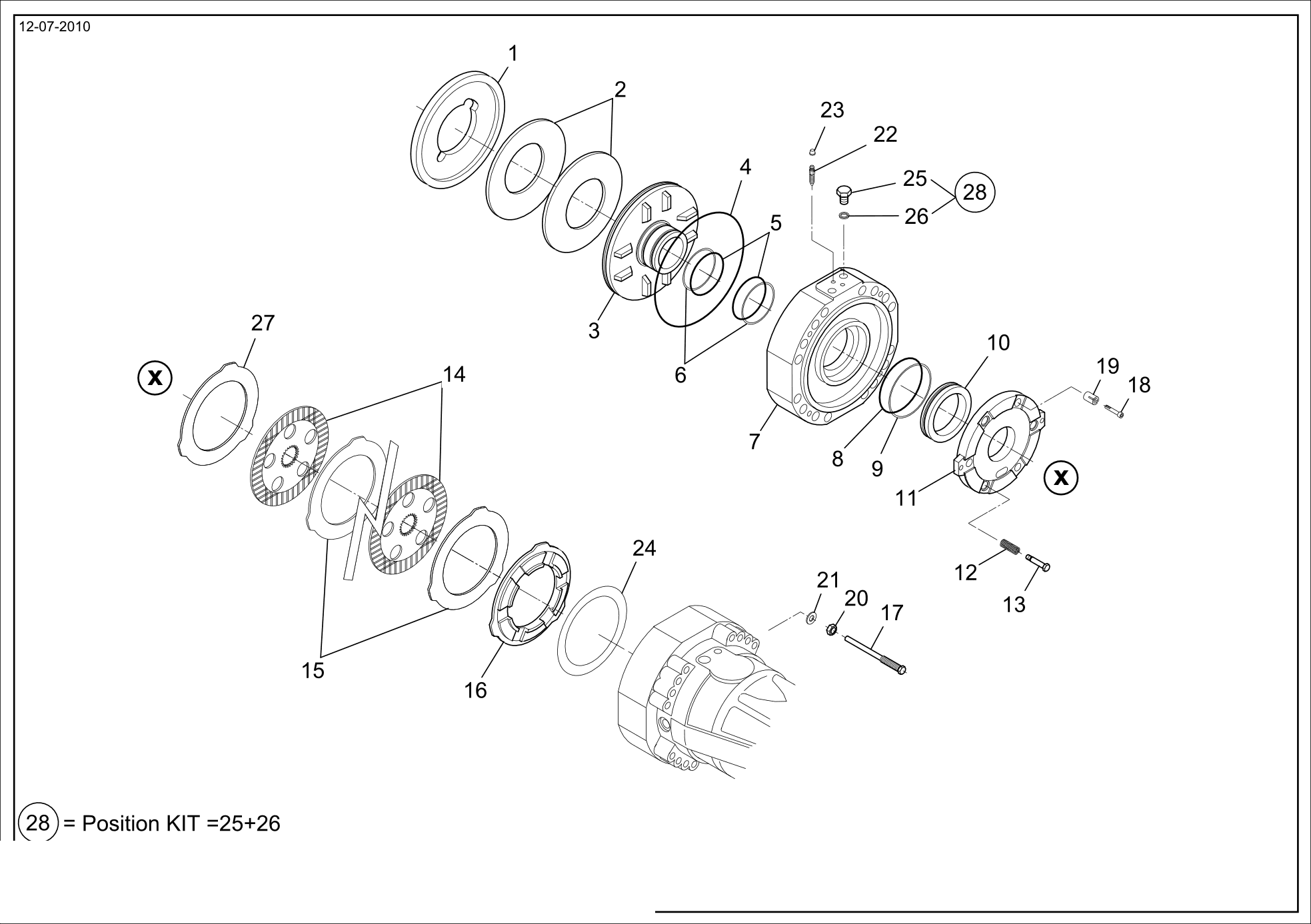 drawing for XTREME MANUFACTURING 14106-019 - SPACER