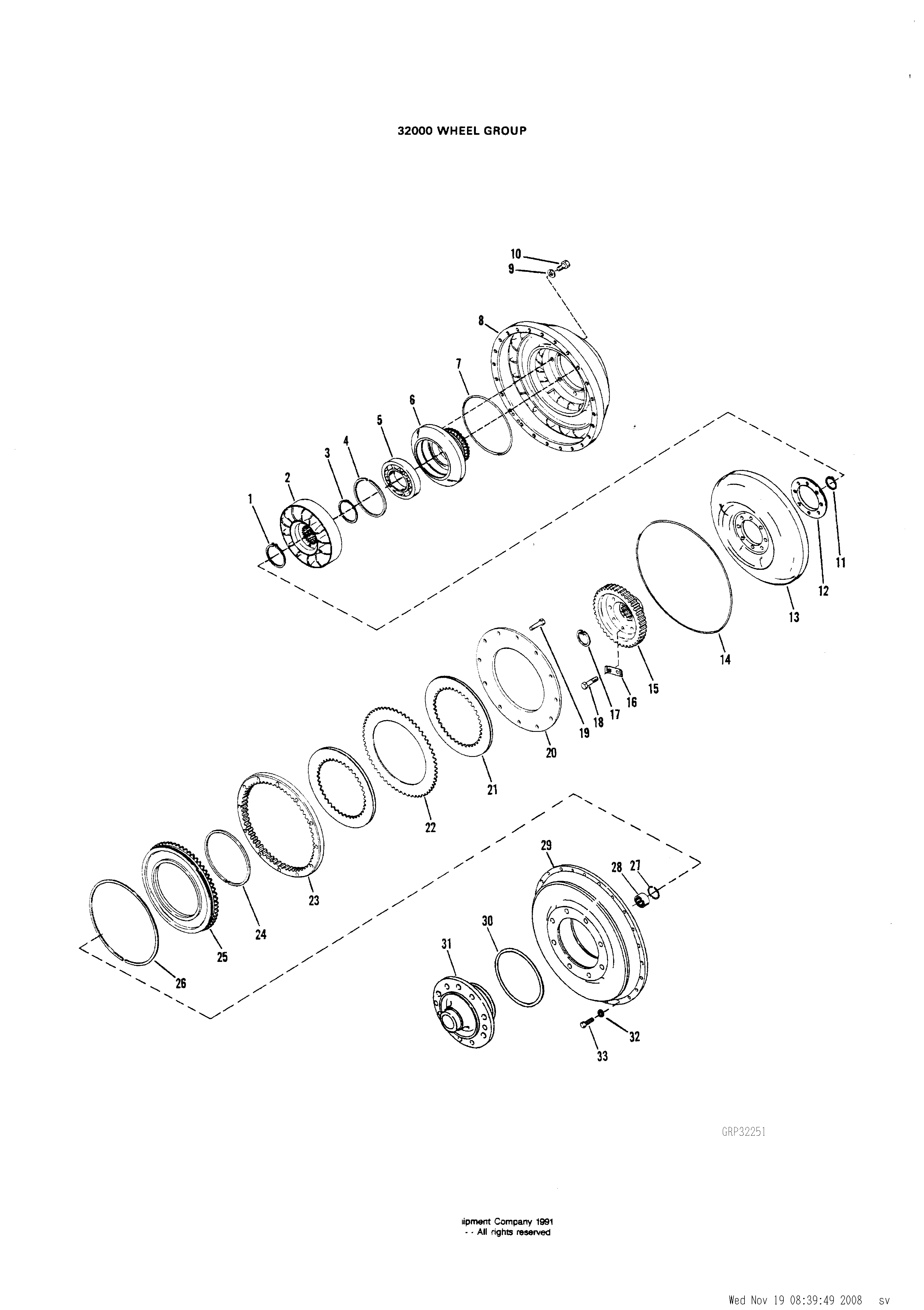 drawing for HOIST LIFT TRUCKS M016351-13 - O RING
