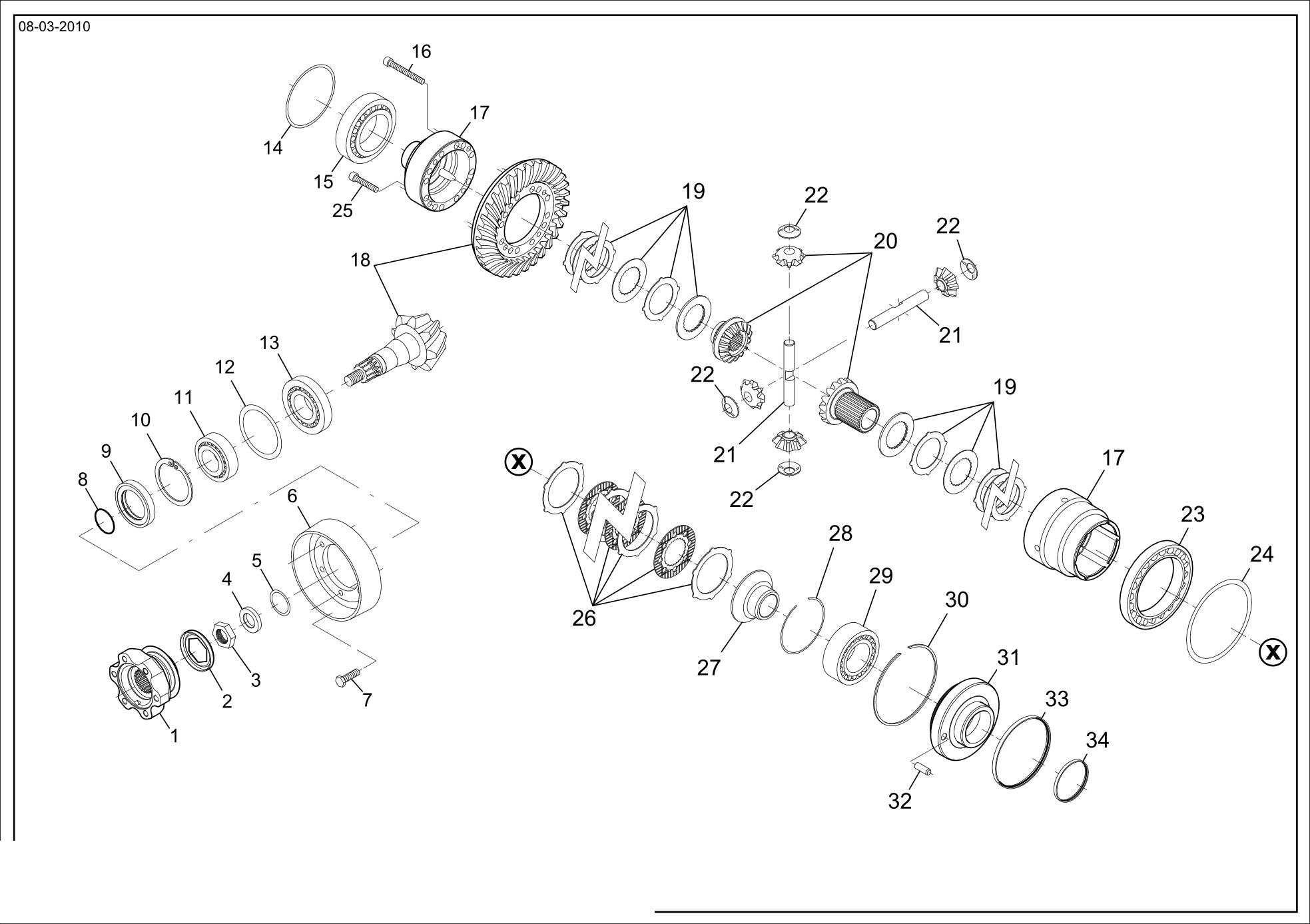 drawing for CNH NEW HOLLAND 1397441009 - SEAL