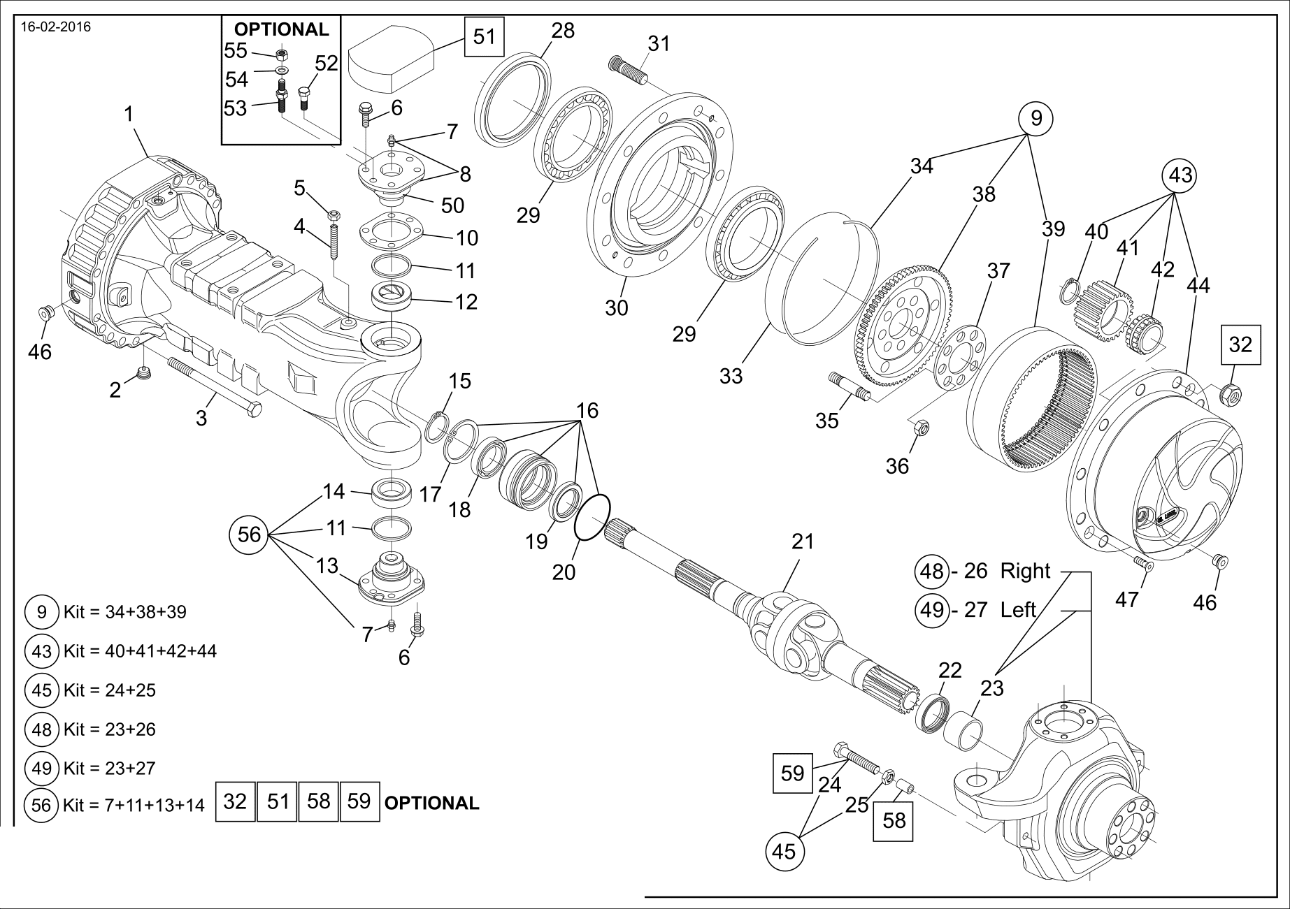 213.06.610.14 Dana Spicer DOUBLE UNIVERSAL JOINT / 2130661014 |  Buyaftermarketparts