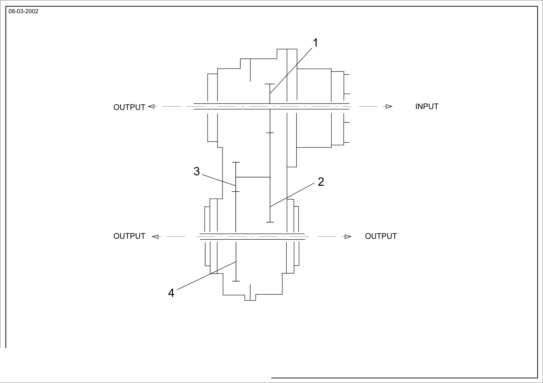 drawing for PAUS 513755 - GEAR