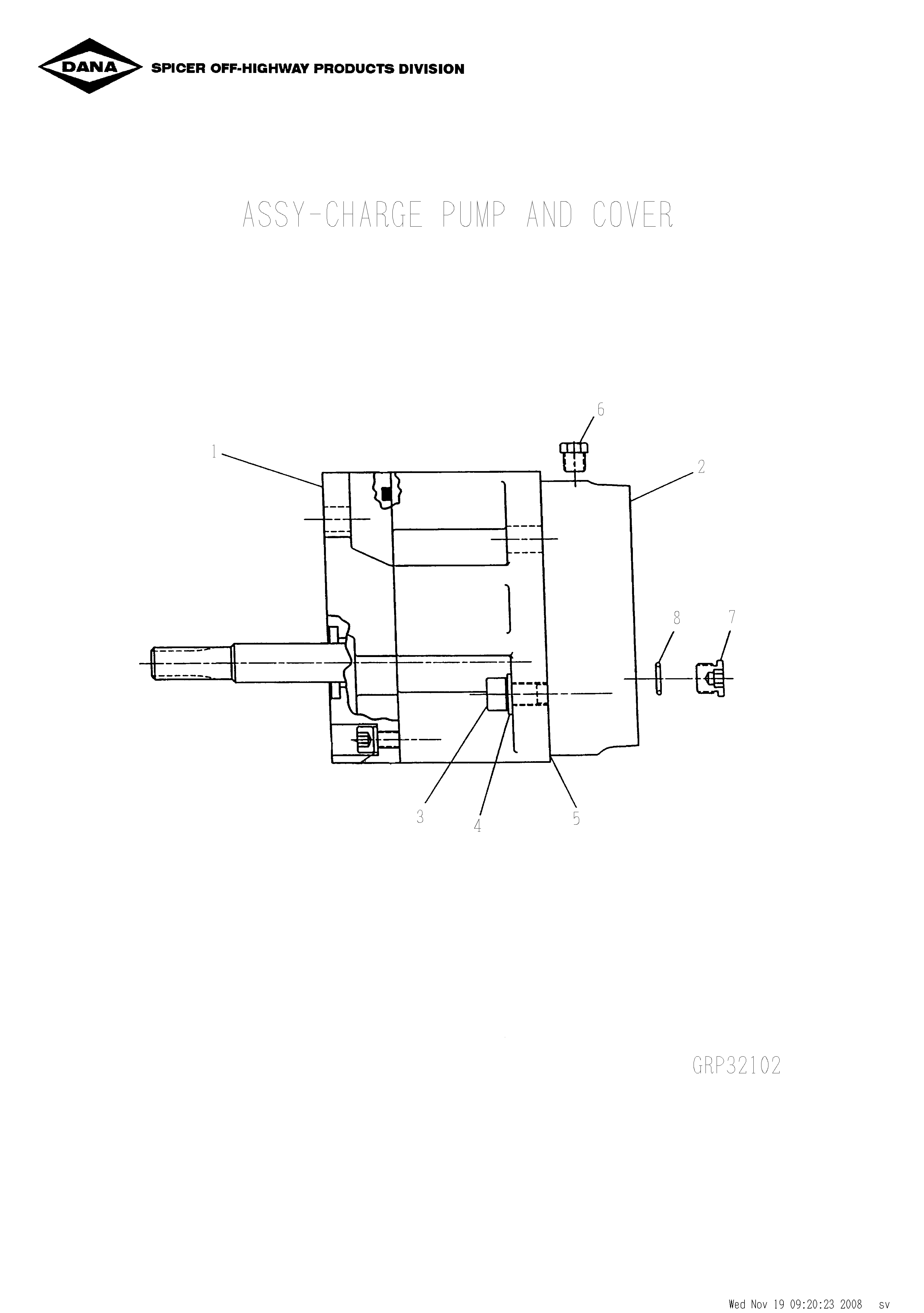 drawing for SANY 60121735 - GASKET