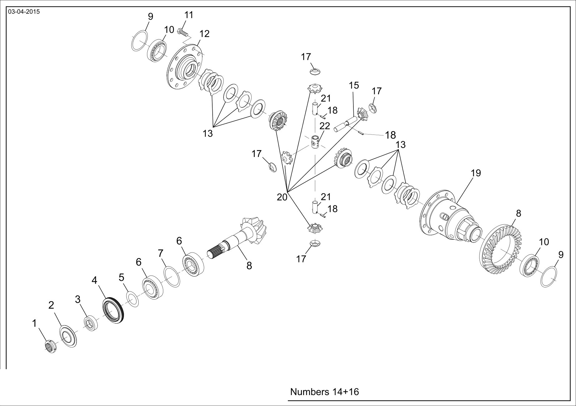 drawing for MASSEY FERGUSON 013014309 - SHIM