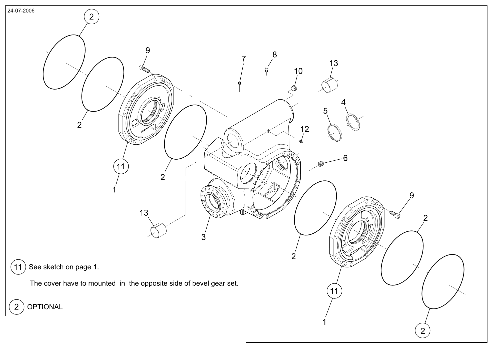 drawing for CNH NEW HOLLAND 71475288 - THRUST BUSHING