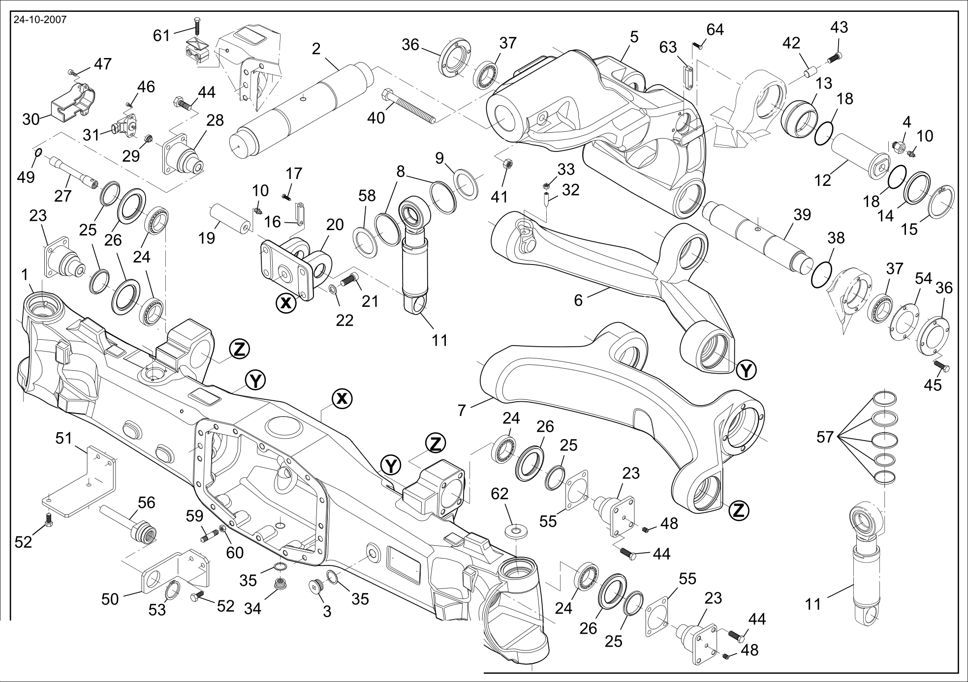 drawing for MASSEY FERGUSON 013013833 - SHIM