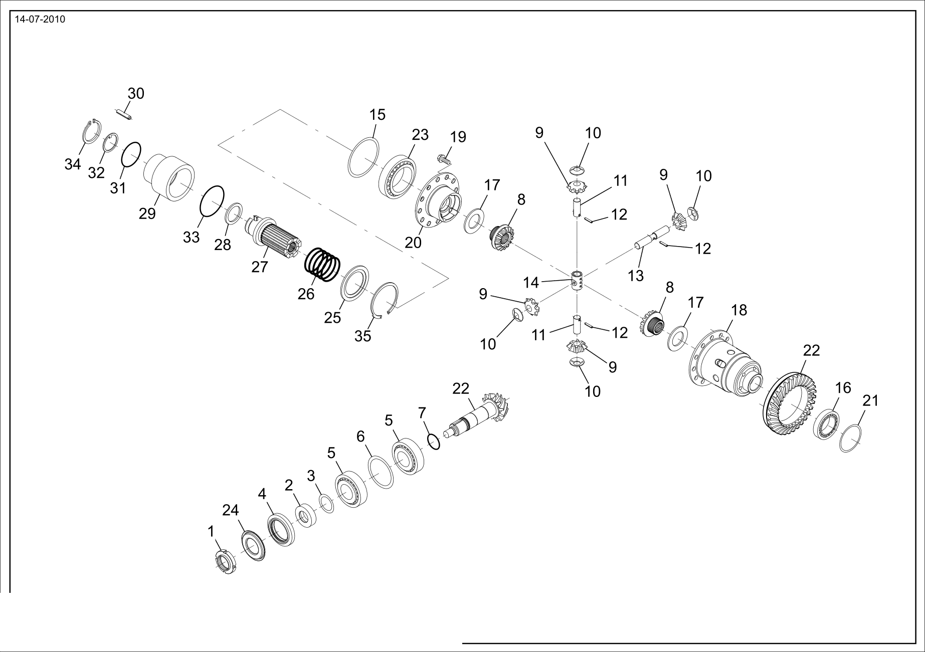 drawing for FENDT & CO. 13013834 - SHIM